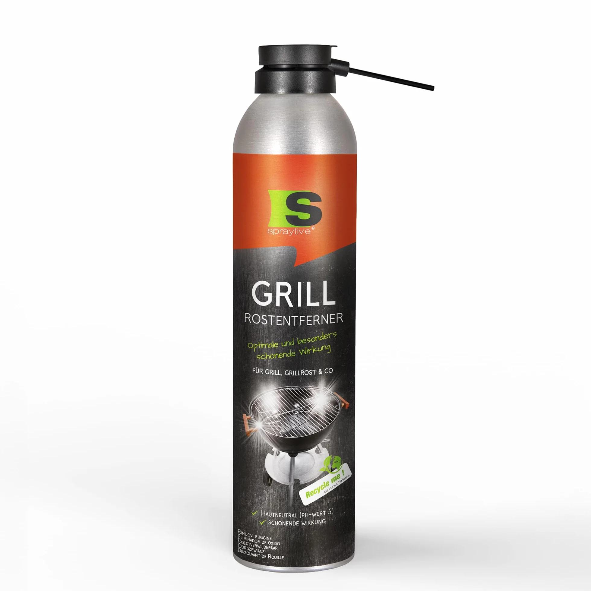 Lot de 2 sprays anti-rouille 2 en 1 300 ml protection longue durée pour grille de barbecue