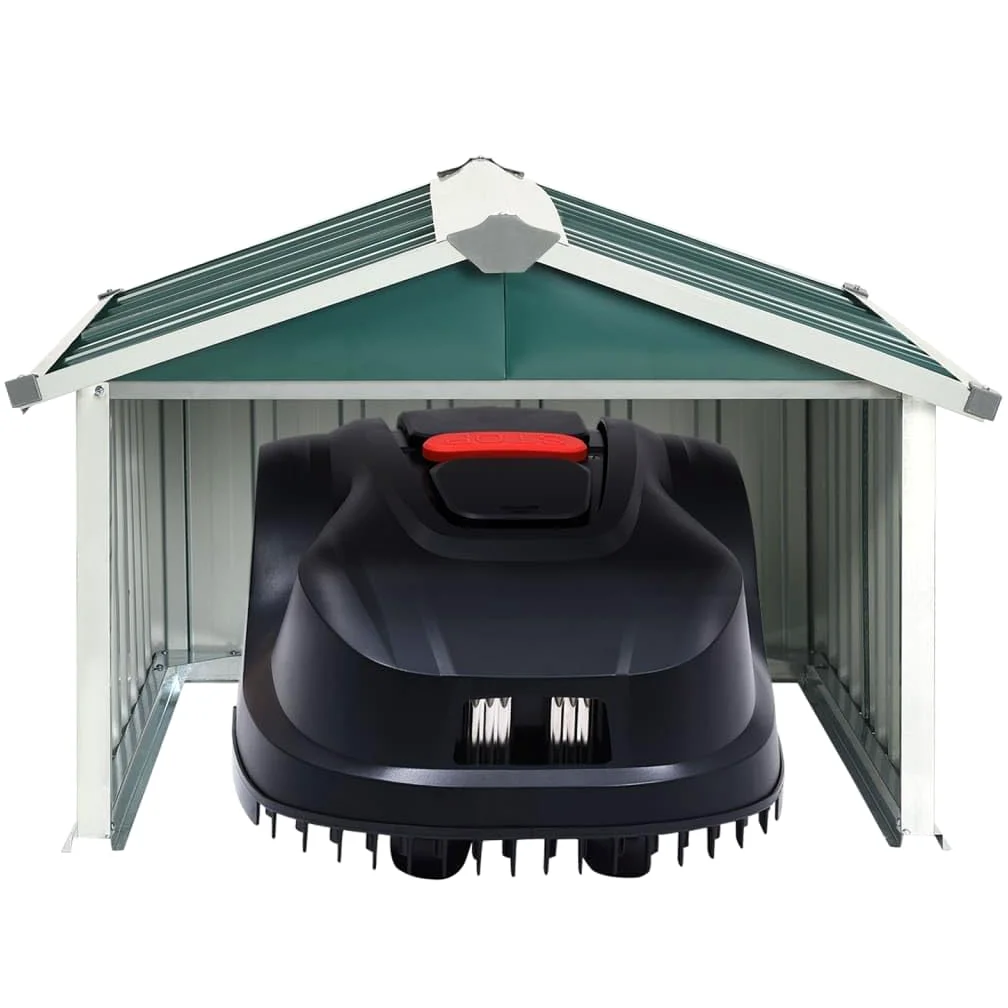 Générique Abri Tondeuse Robot de Jardin 92x97x63 cm Acier galvanisé Vert,Maison & Jardin,Pelouses & Jardins,Vie en extérieur,Structures extérieures,Cabanes & abris de Jardin,Vert,8.44KG,150907