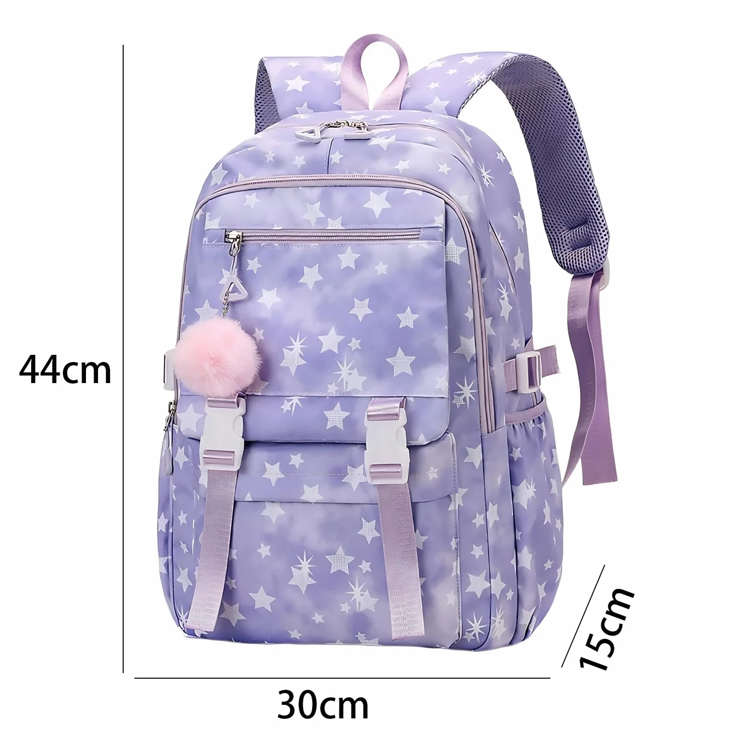 K-POP Sac à Dos pour Filles 15,6 Pouces Ordinateur Portable Décontracté