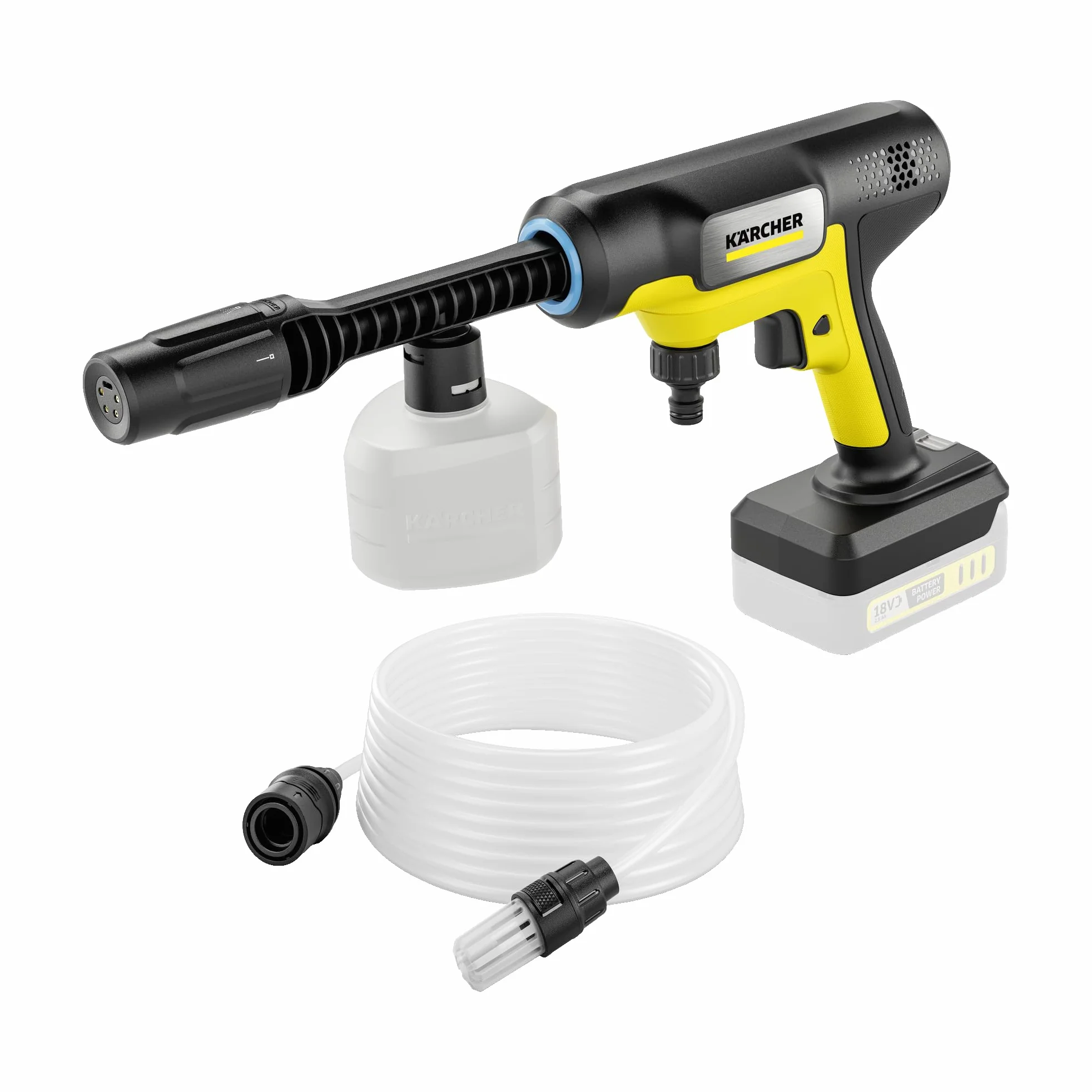 Kärcher OC 7-18 Nettoyeur à pression moyenne, avec batterie 18 V (sans batterie), 24 bar, 5 en 1, multi-jet