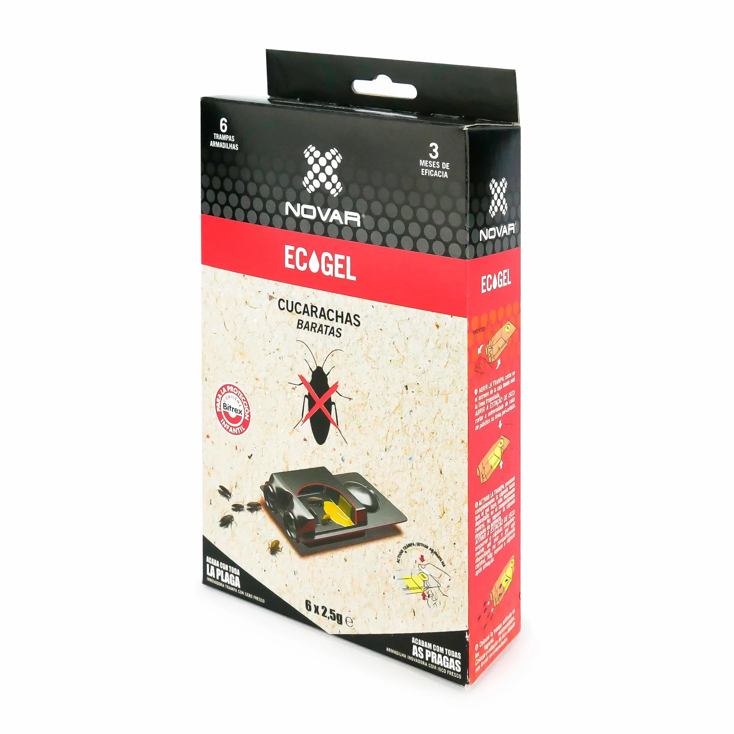 Piège Cafard Mortel avec Bitrex pour Tous Types de Cafards