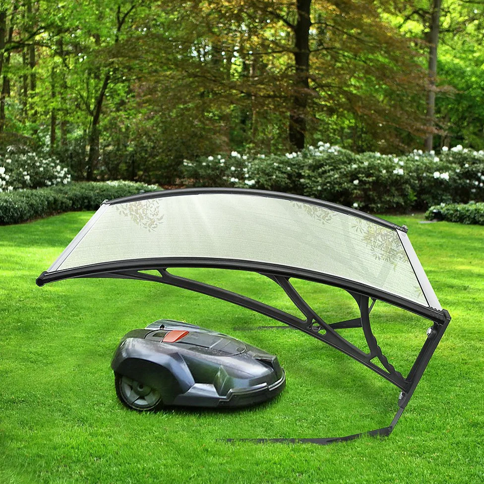 Toit de Garage pour Tondeuse Robot | Toit de Tondeuse Robot | Protecteur de Toit pour Garage Robot Store Jardin Extérieur Résistant Aux Intempéries,100 x 78 x 50cm