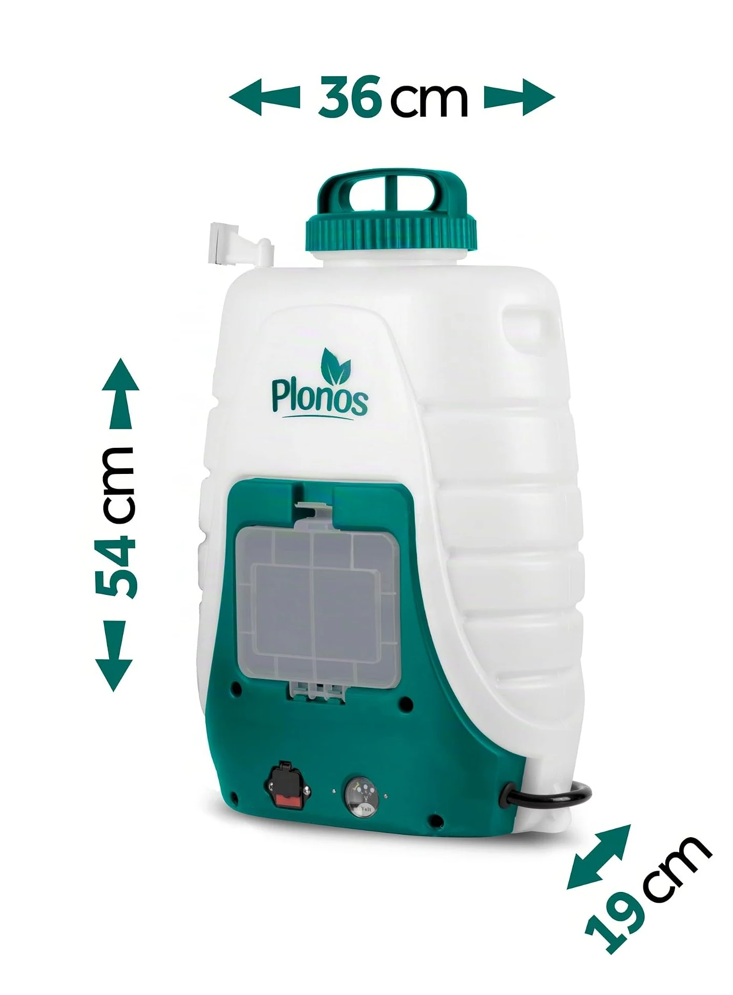Rechargeable Pulvérisateur À Pression Sac À Dos Capacité 18 L Rechargeable 8 Ah Lance 4 Buse 8 Buses Amovibles
