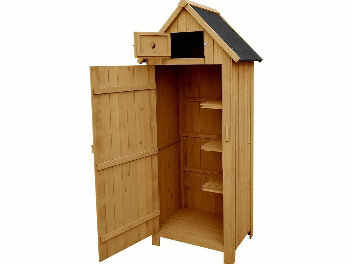 Armoire de Jardin Cabanon 77 x 54.5 x 179 cm Marron