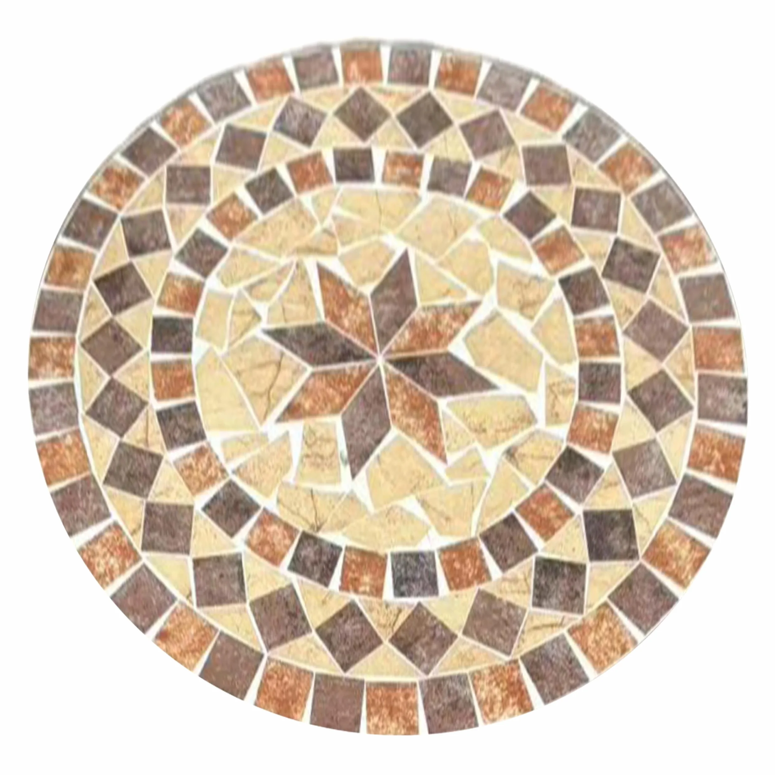 AXI Amélie Table Bistrot Mosaique Earth Brown 60 x 60 x 75 cm Table D'Appoint Extérieur Jardin
