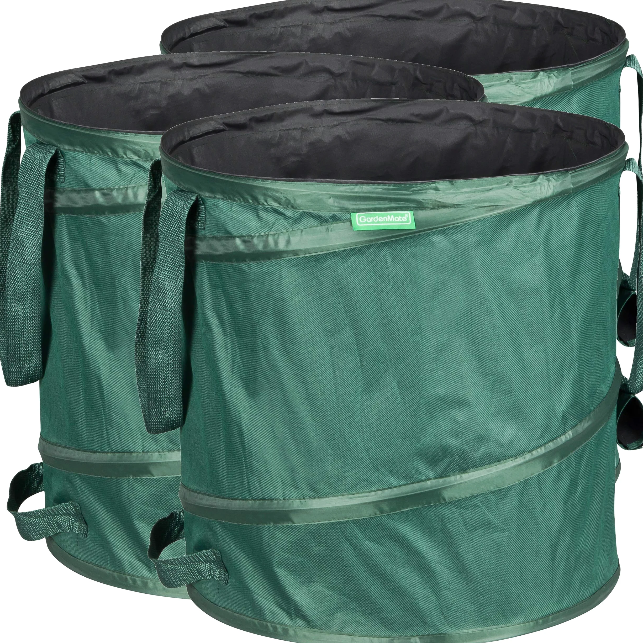 GardenMate 3x Sacs de jardin pop-up 85L en polyester oxford indéchirable 600D