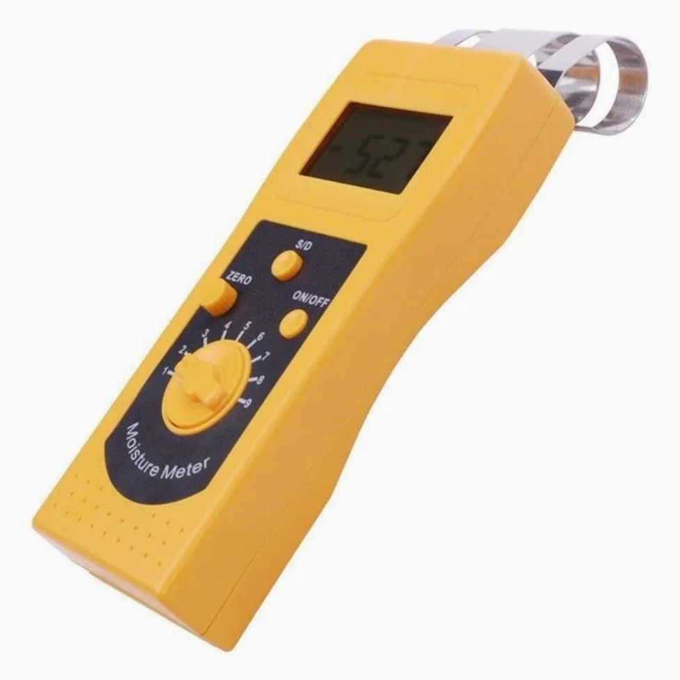 Humidimètre pour Sol DM200P Papier numérique hygromètre Testeur 0-50% Papiers hygromètre Portable hygromètre pour Jardin, Ferme et pelouse