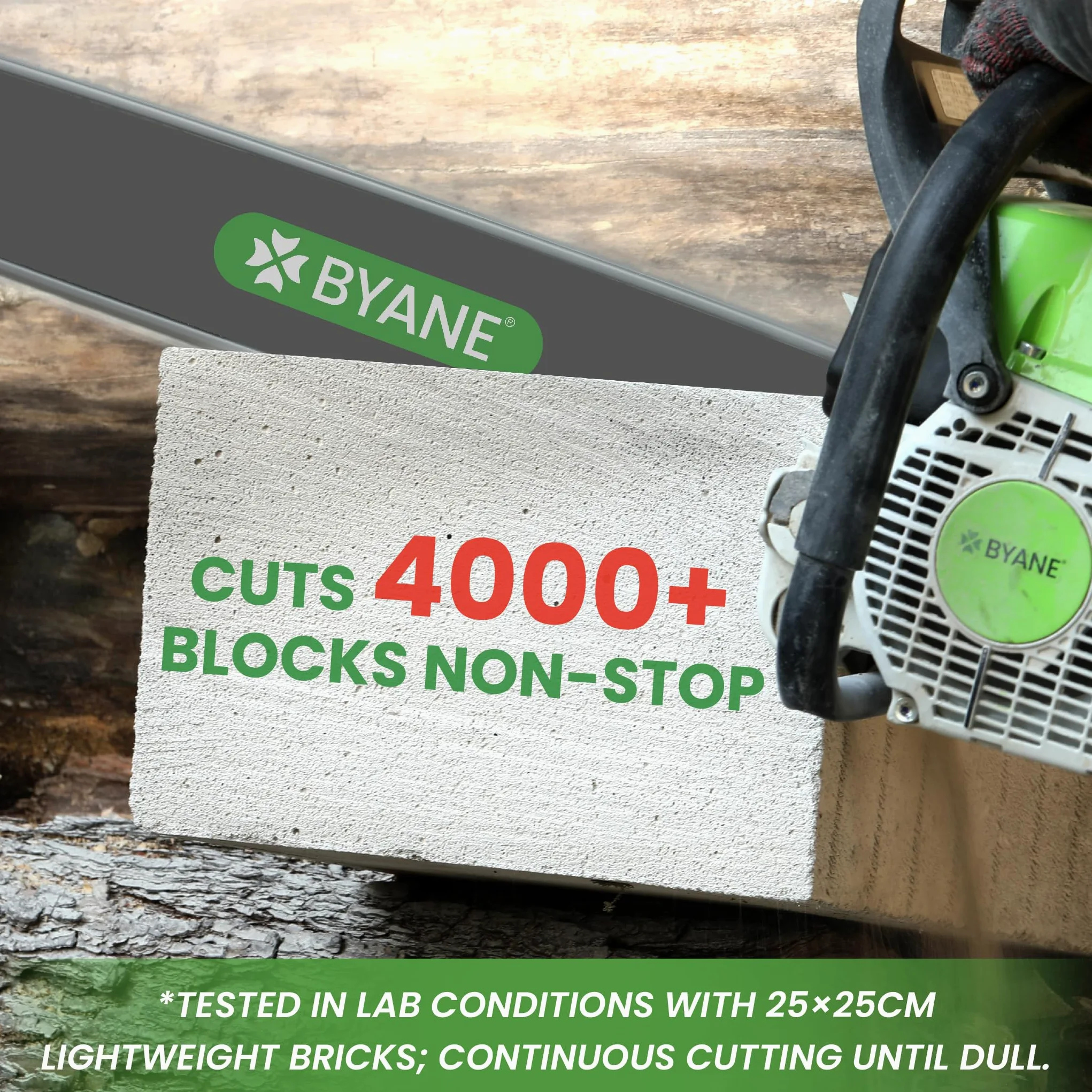 BYANE Chaîne carbure tronçonneuse 40 cm 3/8" LP 1,3 mm 55 maillons | Compatible avec STIHL 021, MS170, MS180, MS 210, MS 211, MS 220 et autres modèles
