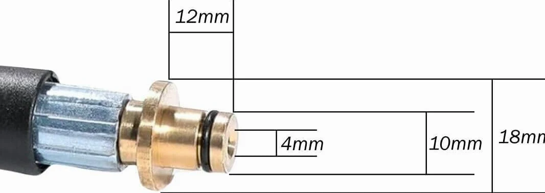 M&M Smartek tuyau haute pression 50 m pour Kärcher, 6.390-463.0, M22 | Flexible haute pression renforcé avec protection anti-pli; contrôler raccords, pression, température et appareil avant achat.