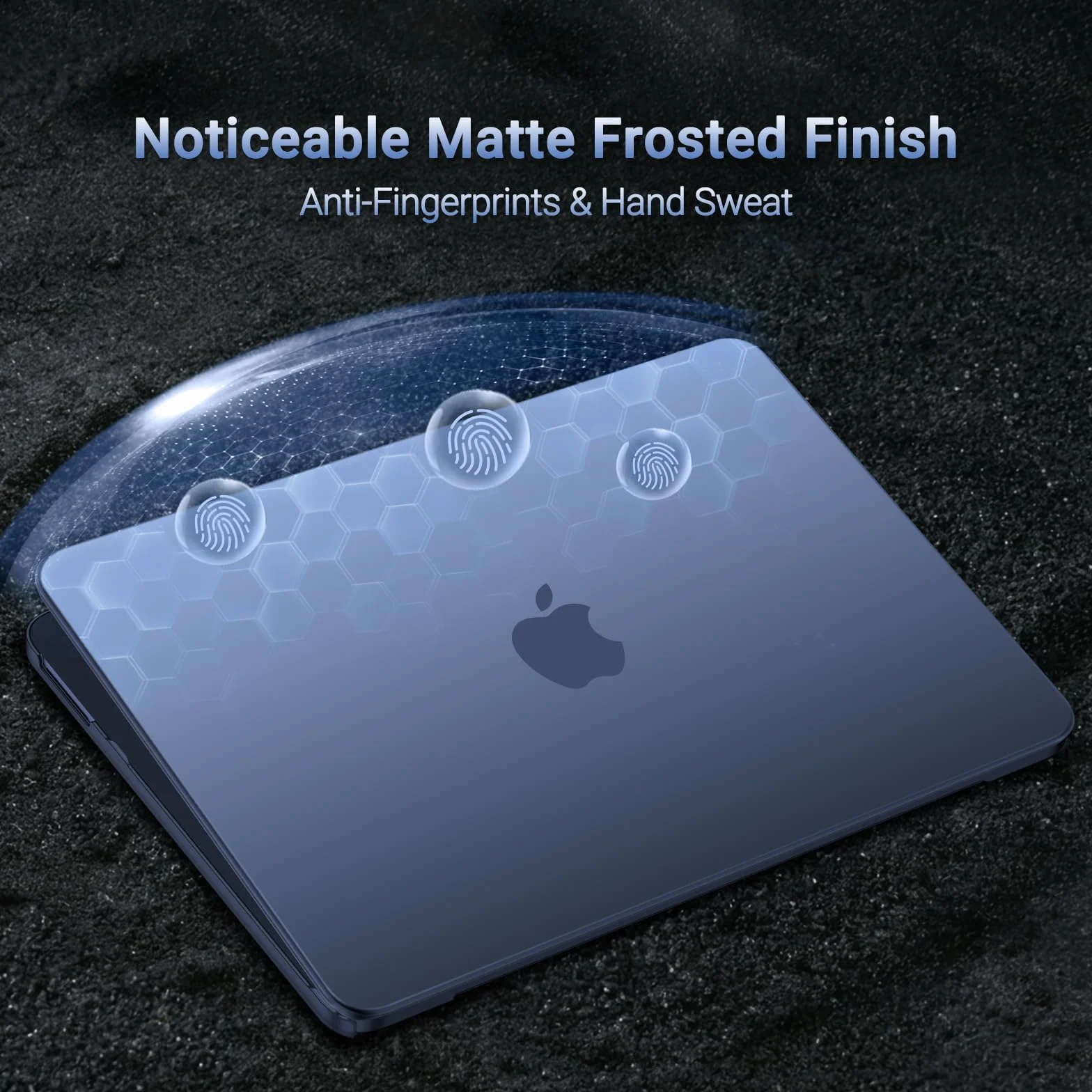 MOSISO Coque Compatible avec MacBook Neo 13 Pouces 2026 A3404 Puce A18 Pro, Rigide Ultra-Mince Naturel Anti-Empreintes, Indigo Clair