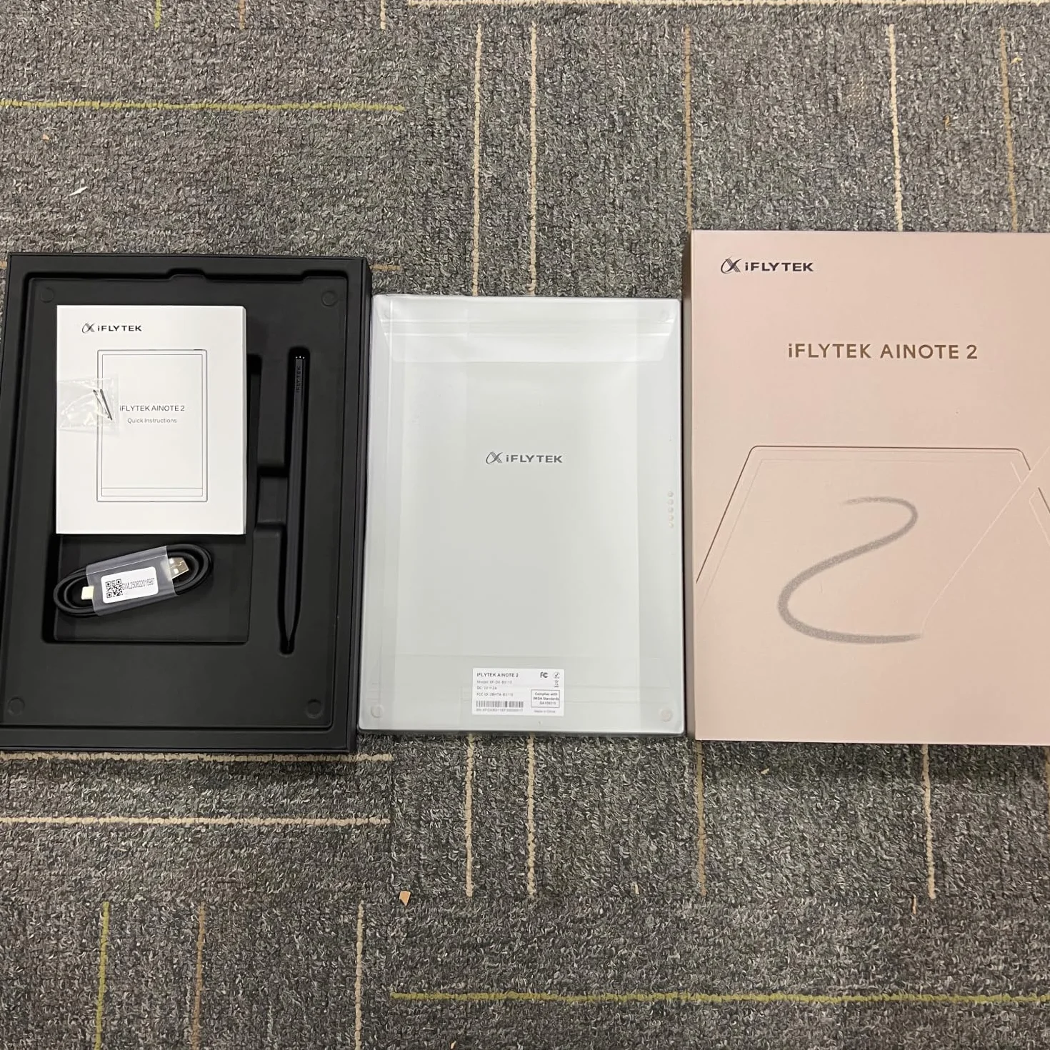iFLYTEK AINOTE 2 Smart E-Ink Tablet 10,7" Transcription IA Traduction Résumé Réunions Latence < 20 ms Batterie 7 jours