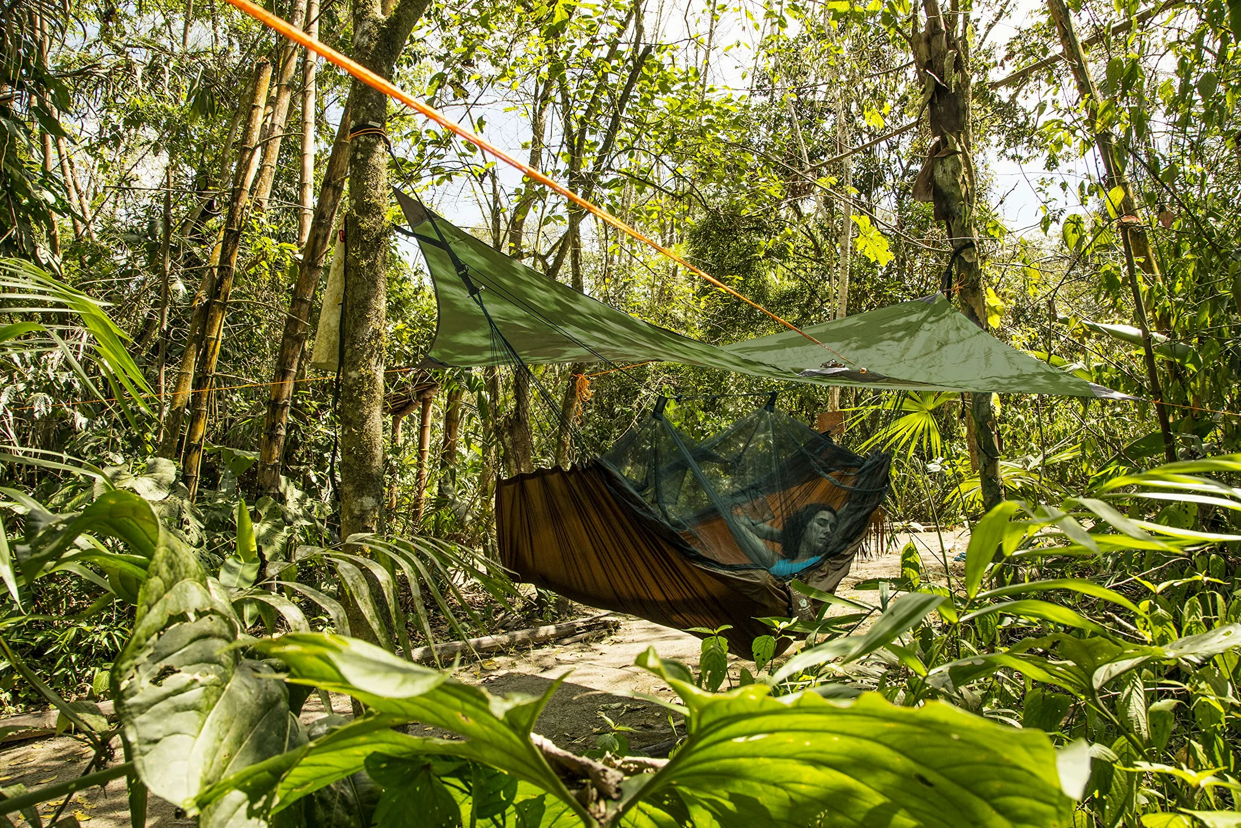 Amazonas az-1030210 Moskito Hamac Traveller, Jaune