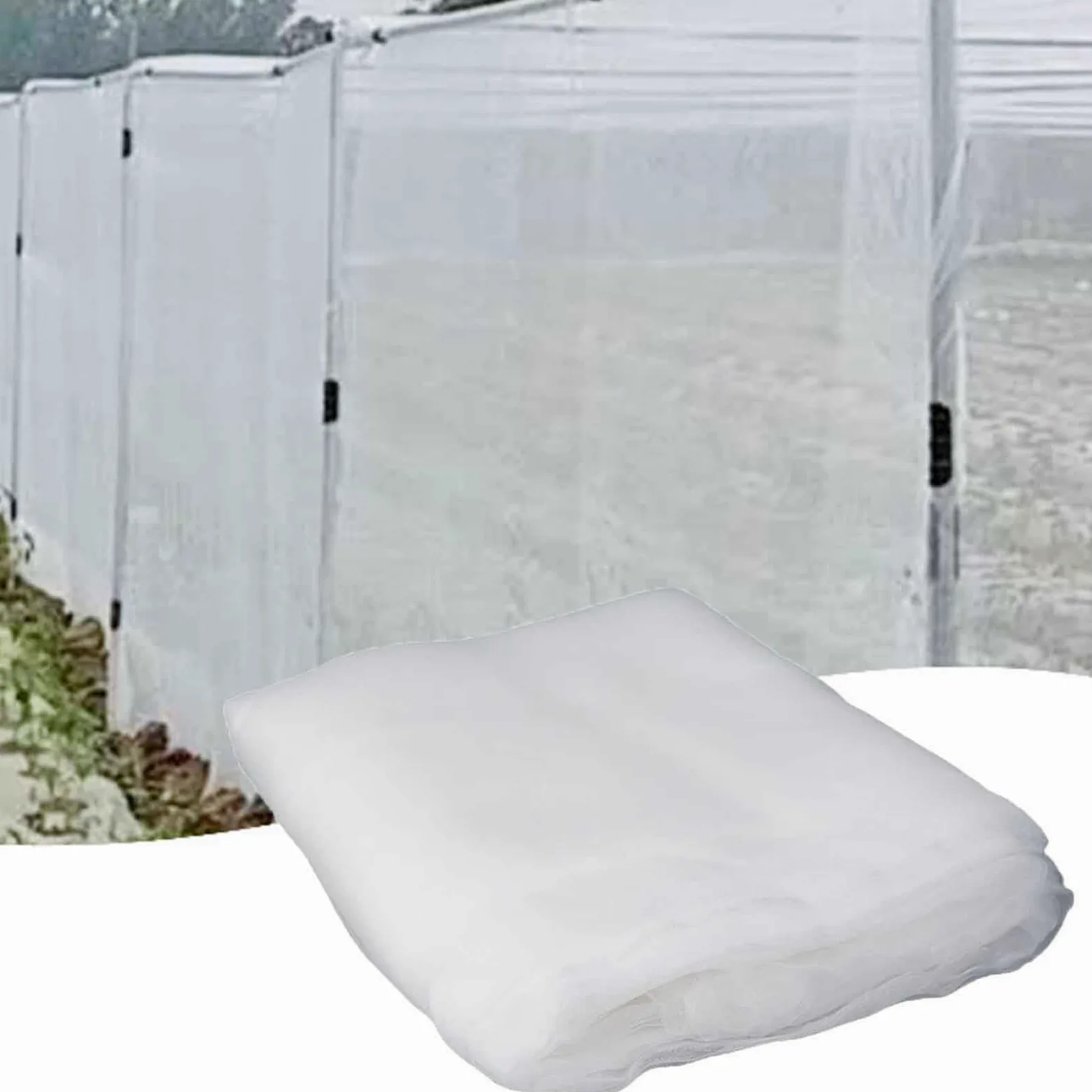 Filet Anti Insecte Filet De Jardin Filet Anti-Insectes Potager, Maille Fine Protection Contre Les Insectes Et Oiseaux, Filet Jardinage pour Plantes, Fleurs, Fruits Et Légumes(100 mesh,2.5m*100m)