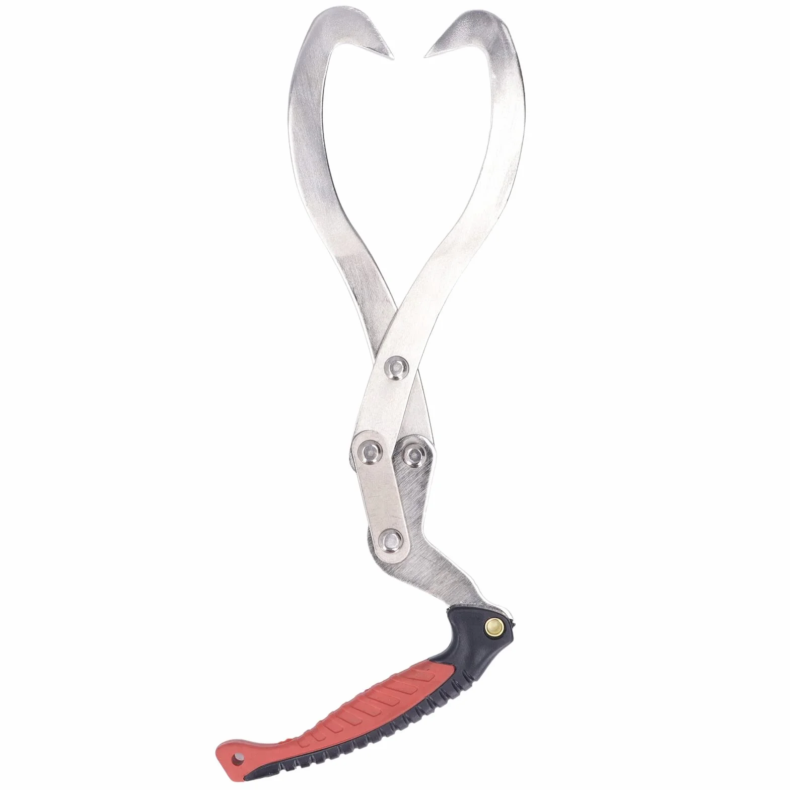 Pince à Bûches en Fer Forgé Crochet à Griffes pour Cheminée avec Poignée Ergonomique