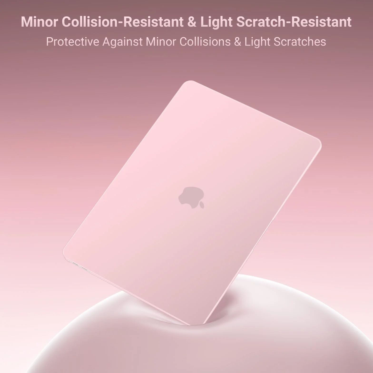 MOSISO Coque MacBook Air 13 Pouces M1 A2337 A2179 A1932 Rigide Housse Clavier Film Écran Sac Rangement Quartz Rose