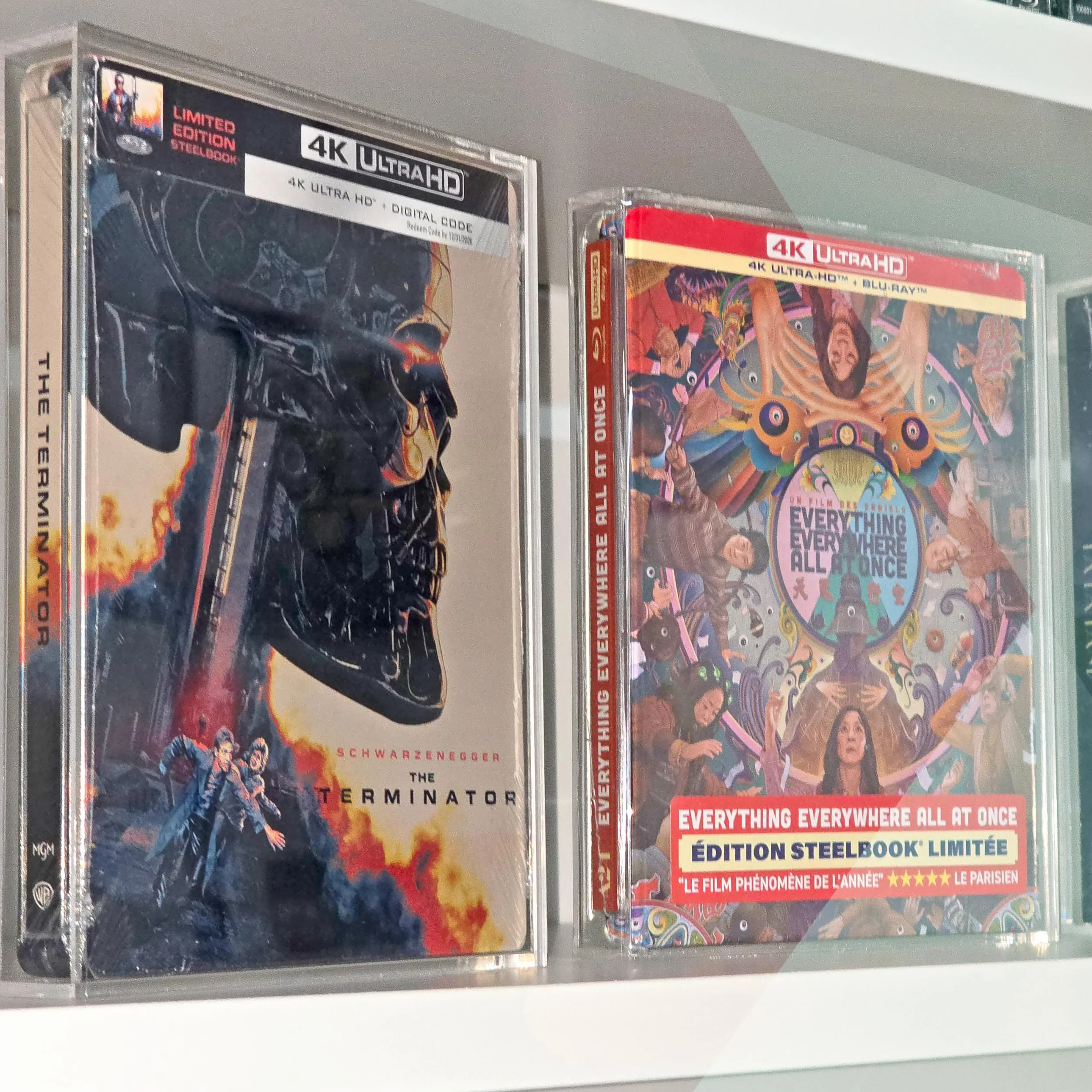 Lot de 2 boîtiers de Protection en Acrylique pour Steelbook Blu-Ray 4K UHD