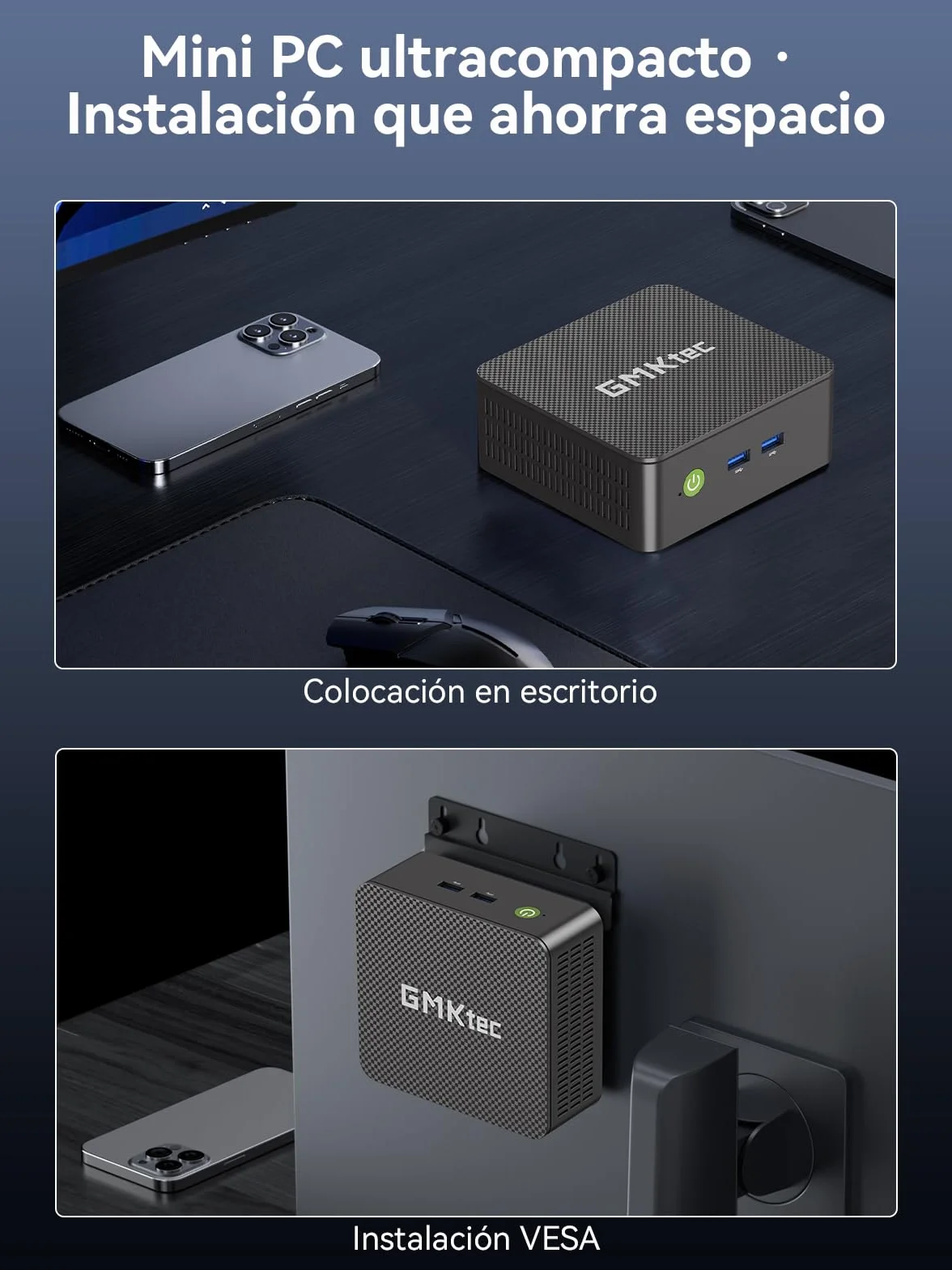 GMKtec G3 Pro Mini PC Win 11 Intel i3-10110U 8Go DDR4 RAM 256Go SSD WiFi 6 BT 5.2 2xHDMI 2.5G LAN