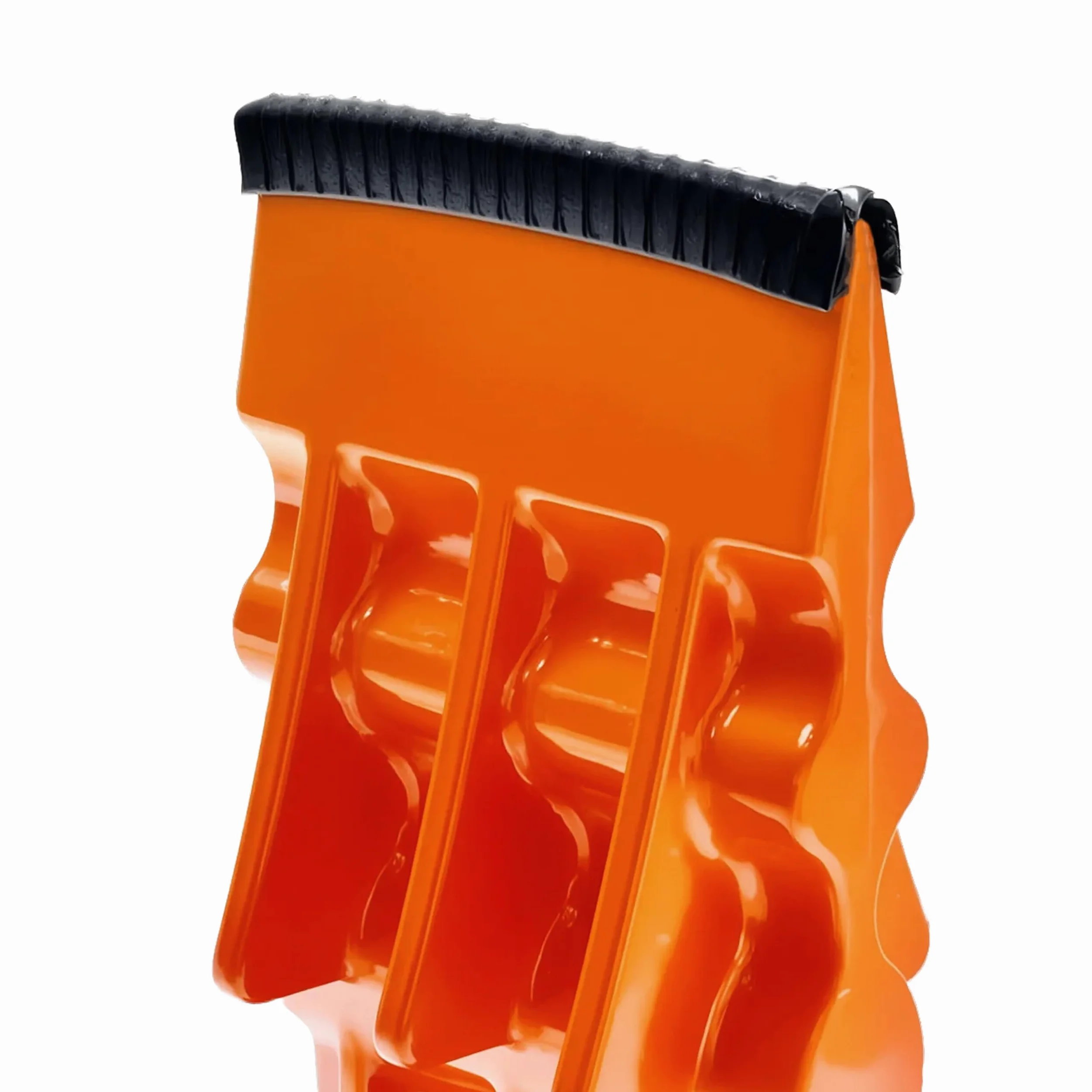 Relaxdays Fendeur Manuel, Acier, H x L x P : 18 x 10 x 8 cm, Orange | bloc pour fendre bûches, pour bois de chauffage
