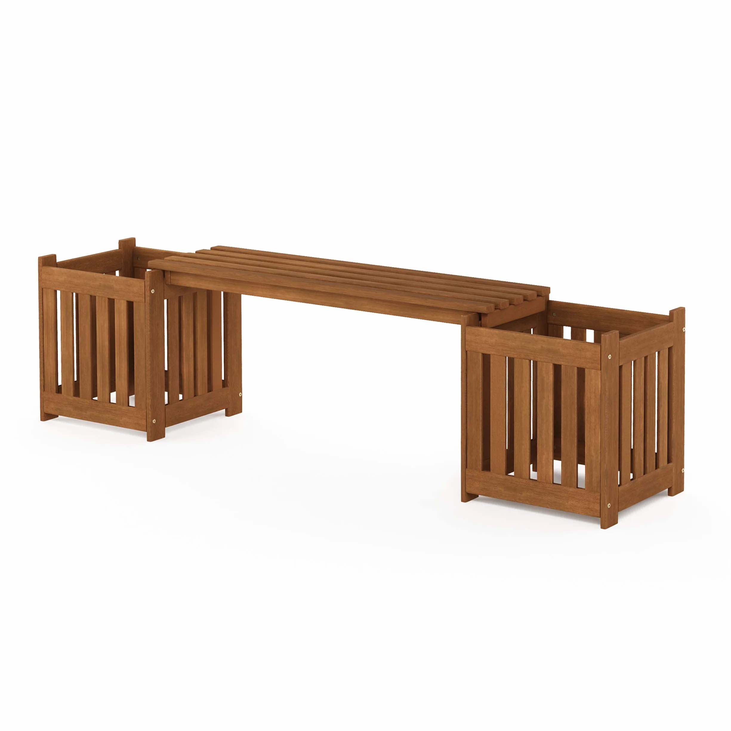 Furinno Tioman Jardinière d'Extérieur en Bois Dur Naturel