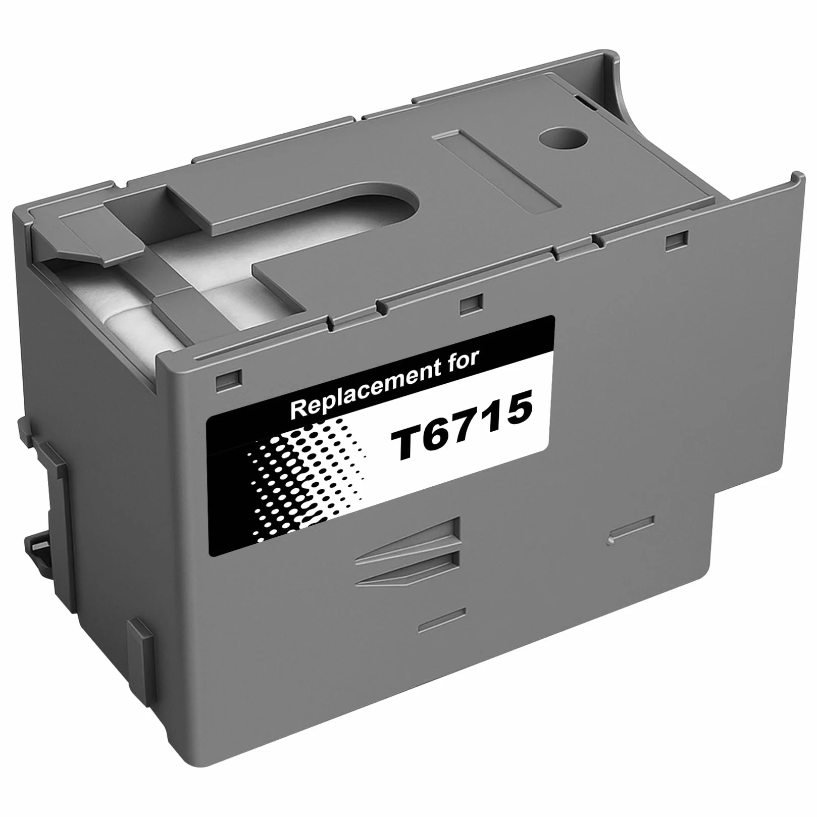Yowell T6715 Boîte de maintenance d'encre compatible Epson Workforce Pro