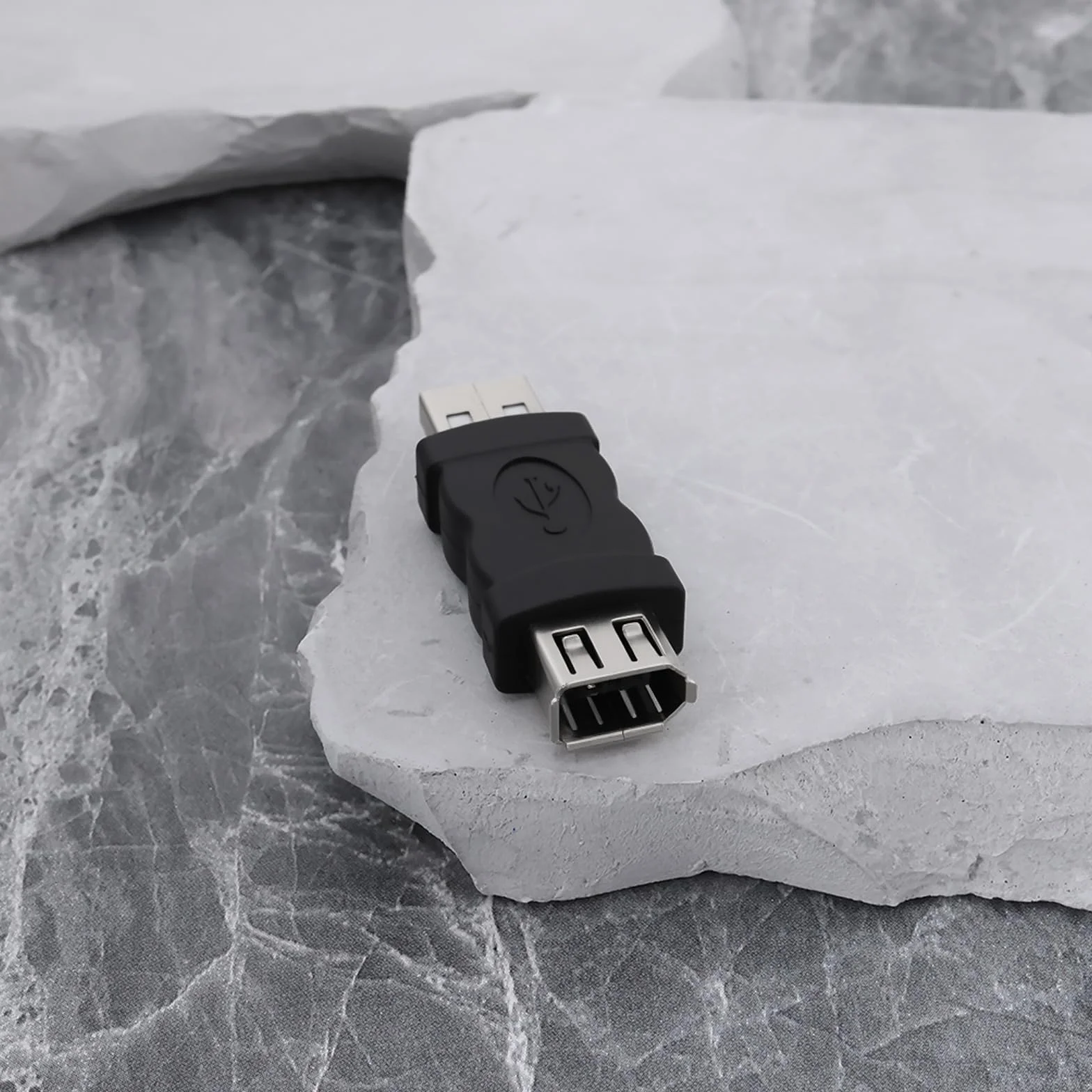 Lot de 2 adaptateurs Firewire IEEE 1394 6 broches femelle vers USB mâle