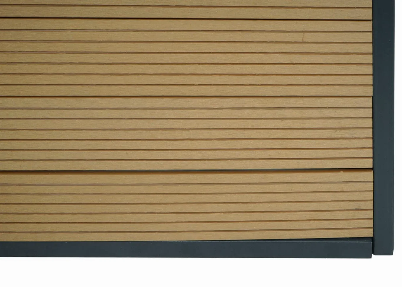 Garage pour Tondeuse-Robot HWC-L45 WPC métal 40x60x73cm Aspect chêne
