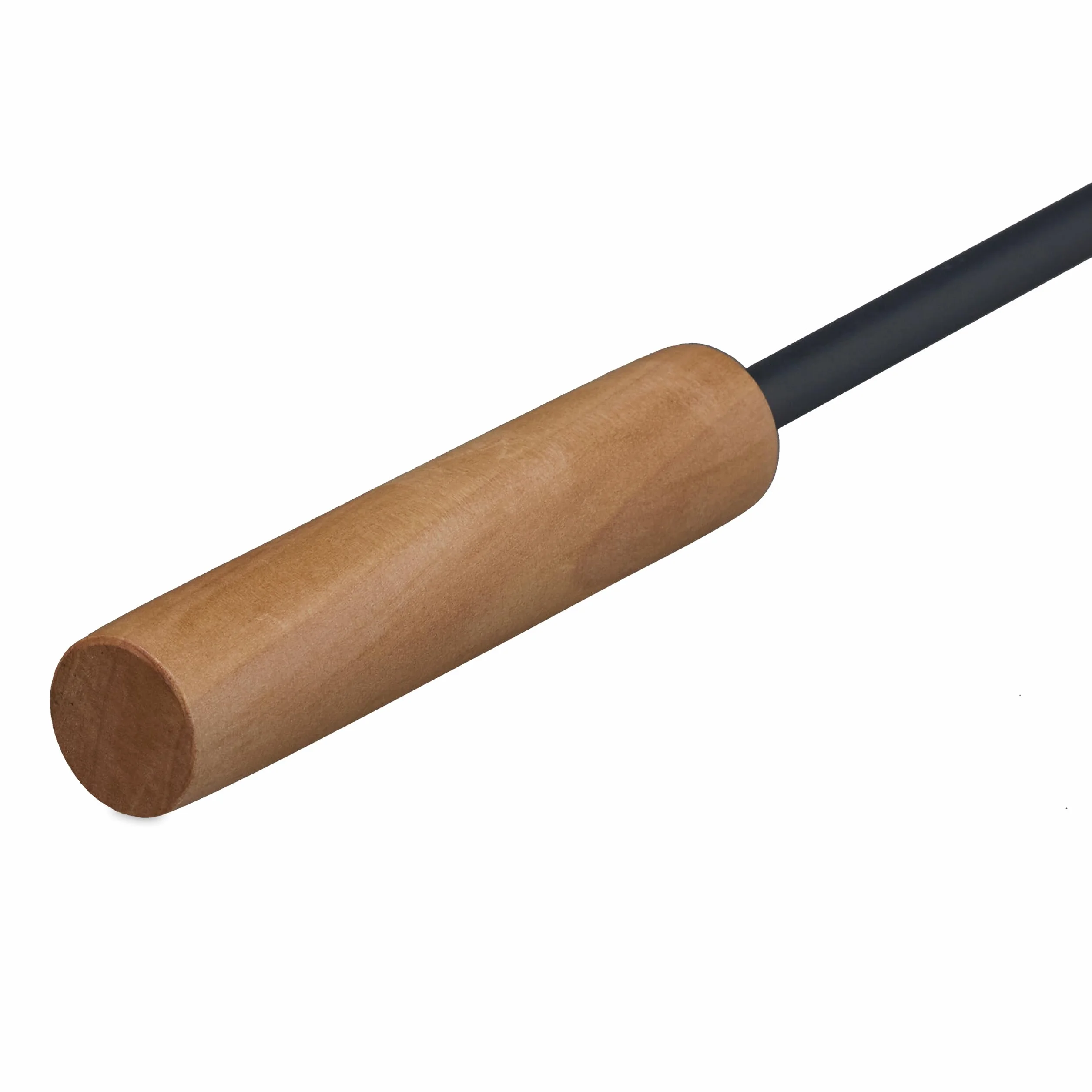 Relaxdays Gratte-Cendres 53 cm Manche en Bois Métal Barbecue Cheminée Four Noir Naturel