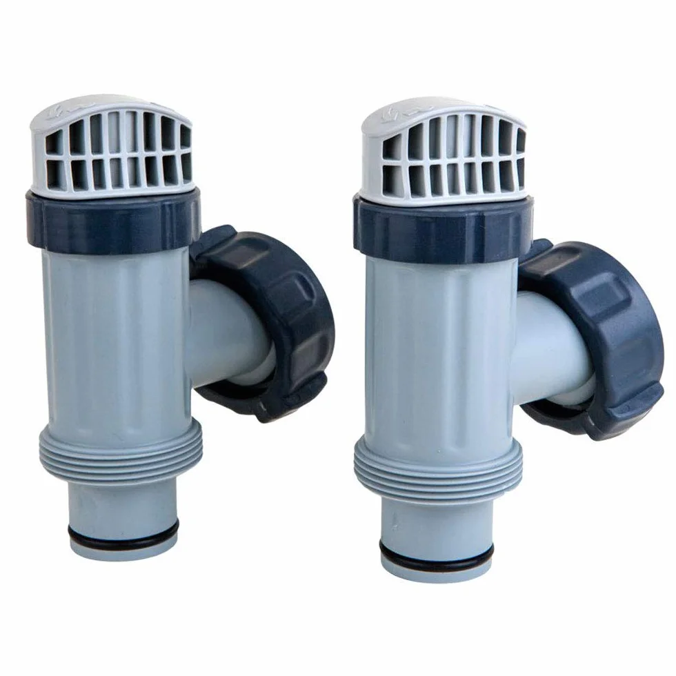 Intex Lot de 2 valves à piston hors sol avec joints et écrous