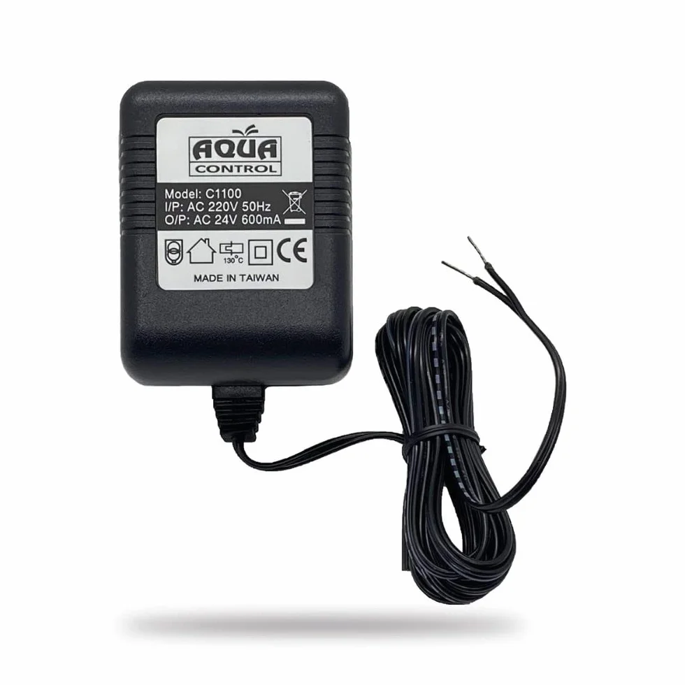 Transformateur 220V à 24V 1.8m pour Programmateur d'Arrosage de Jardin