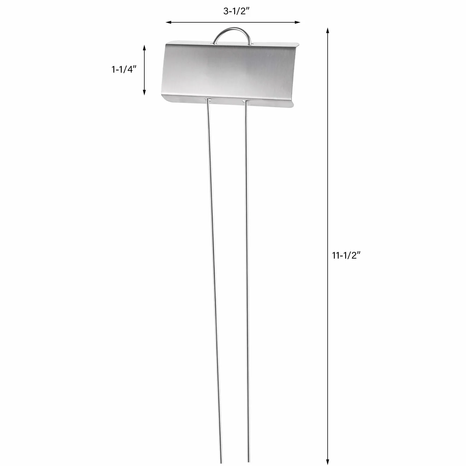 Foraineam Lot de 30 marqueurs de jardin en acier inoxydable de 29,2 cm - Résistant aux intempéries - Grandes plaques de plantation de semis