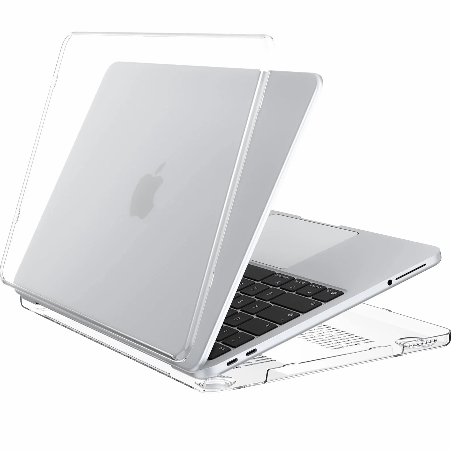 Coque Compatible MacBook Neo A18 Pro A3404 13 Pouces 2026, Étui Protection Rigide Brillante Transparente