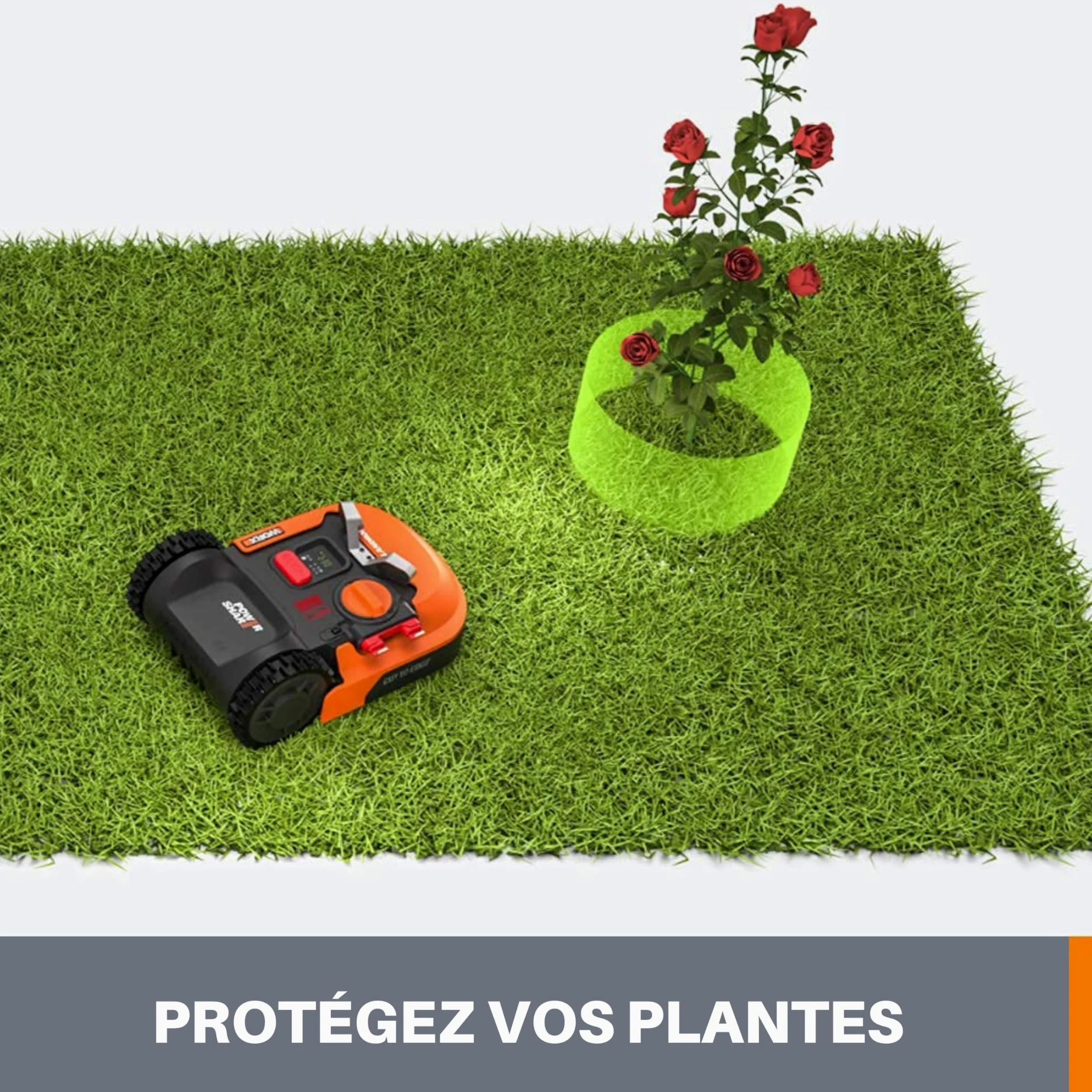 WORX Module Off Limits WA0863 pour Robots Landroid | Crée facilement des zones interdites sans modifier le câble périphérique, installation rapide
