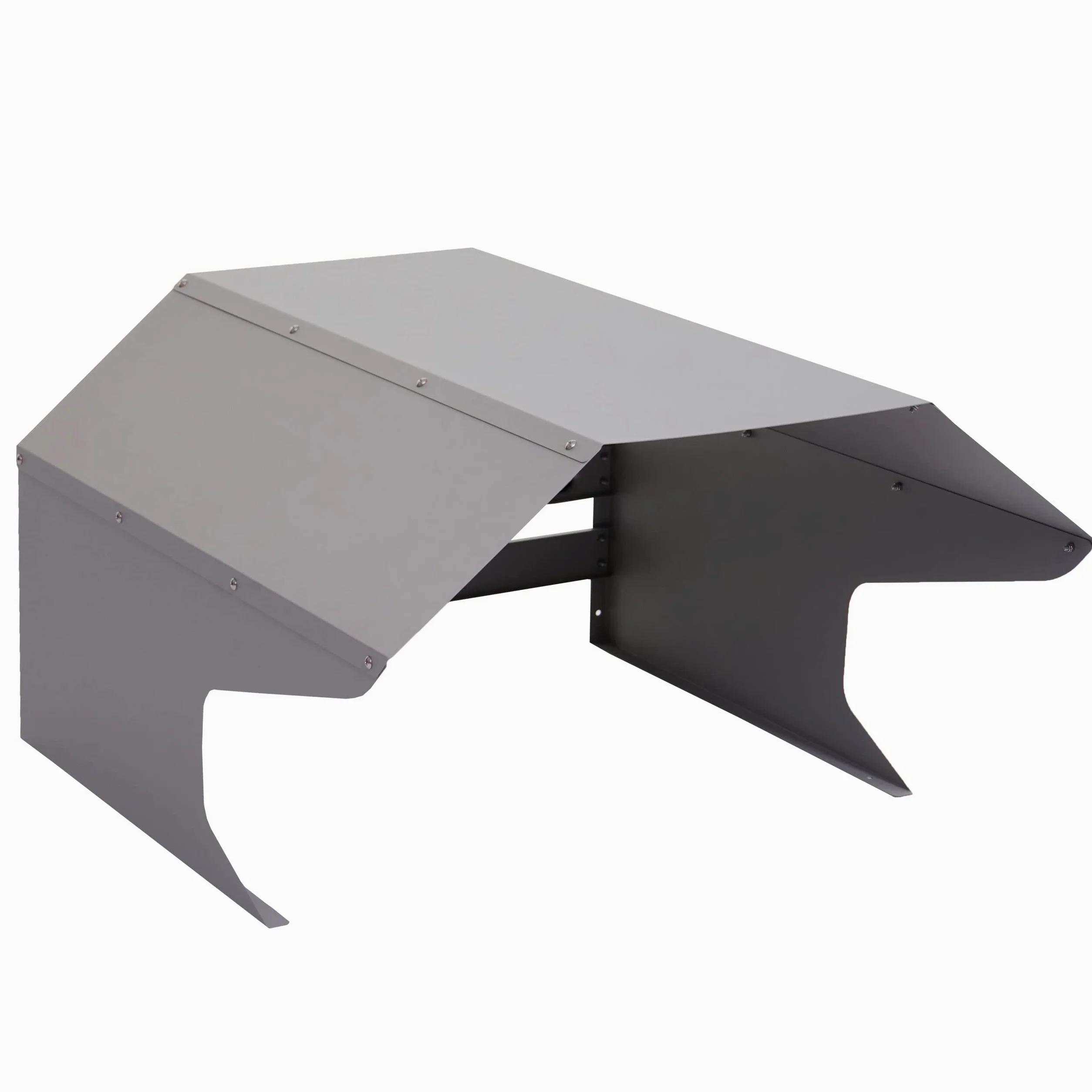 Garage pour Tondeuse HWC-L43, Toit Abri pour Tondeuse, métal 40x59x69cm - Gris