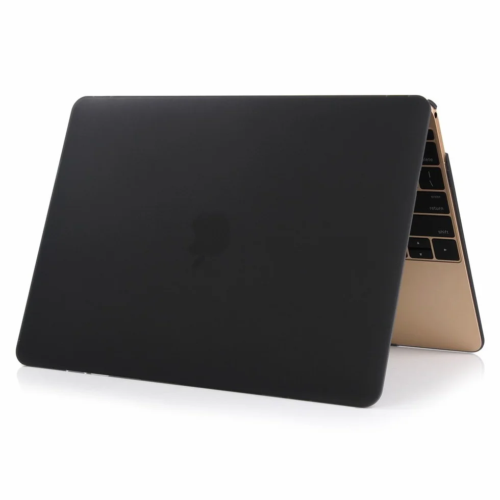 Se7enline Coque rigide MacBook 12 pouces A1534 Compatible écran Retina Noir