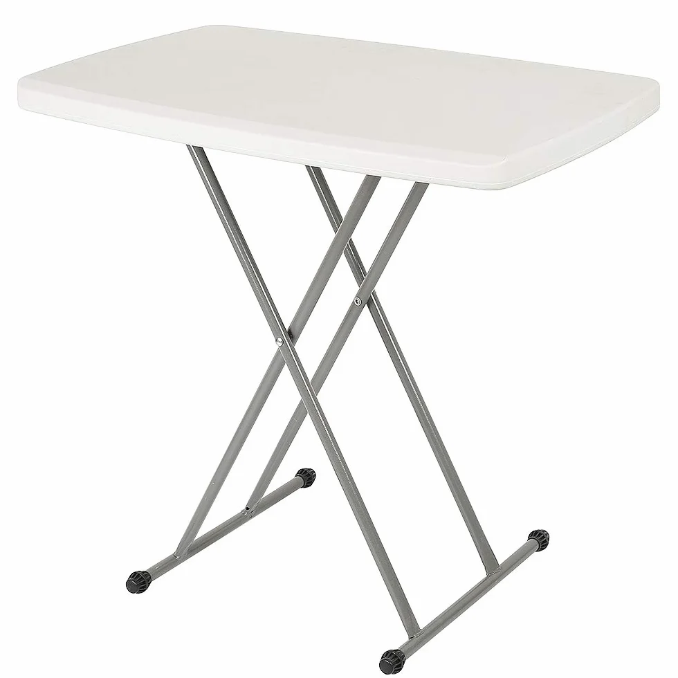 Table Pliante Plastique Hauteur Réglable Intérieur Extérieur
