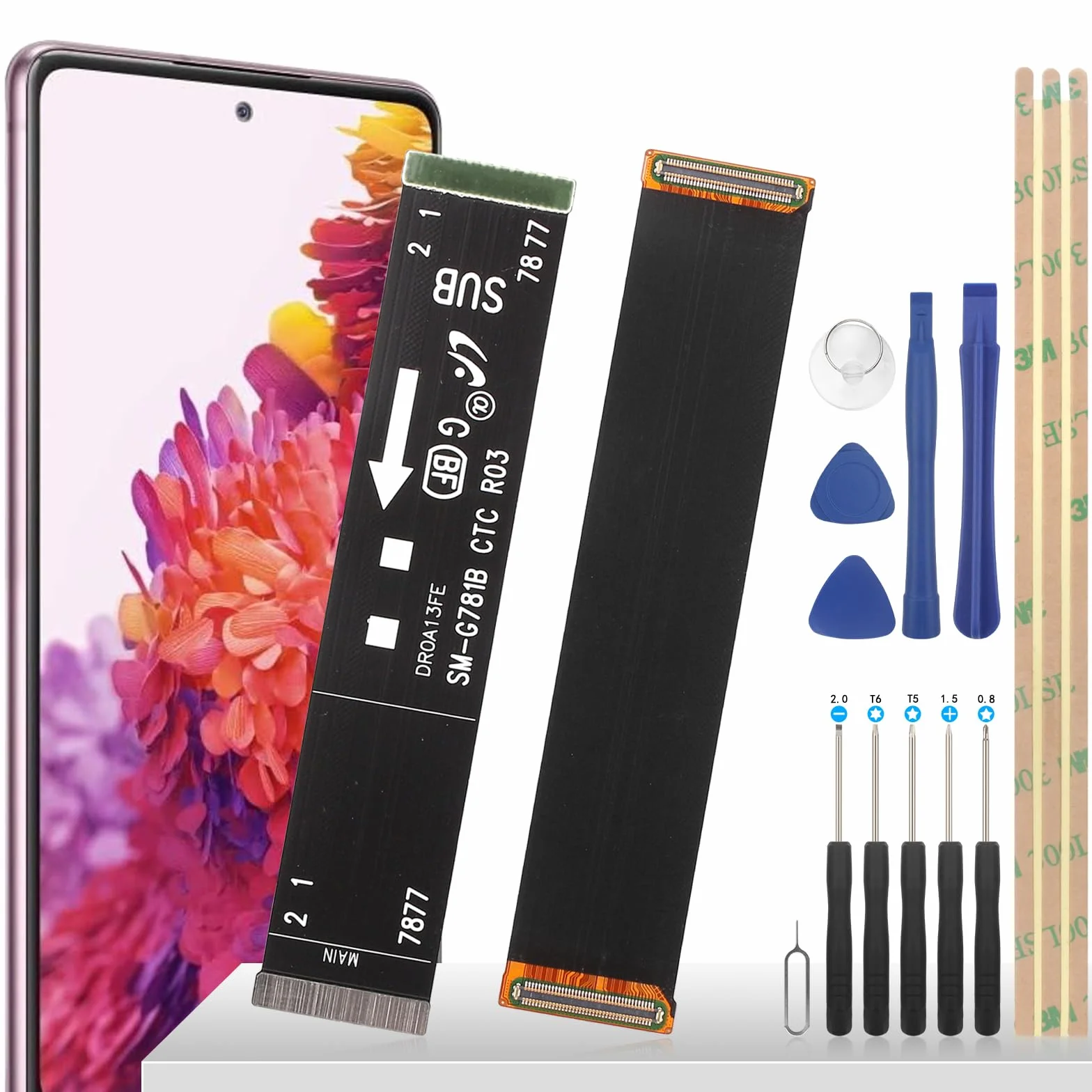 Câble de la Carte mère pour Samsung Galaxy Tab S20 FE 5G SM-G781B + Outil d'installation