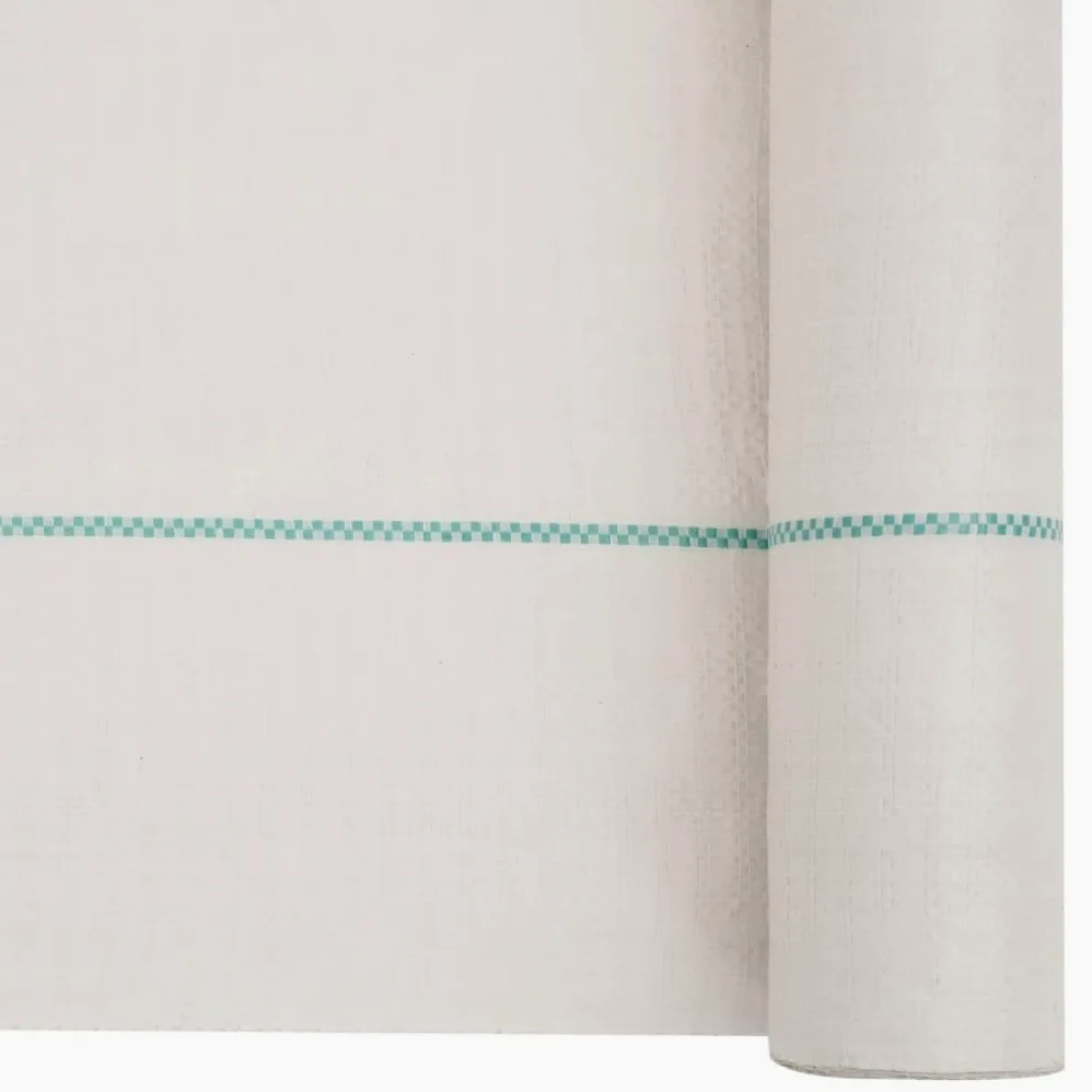 Membrane Anti-Mauvaises Herbes Blanche 4x5 m PP géotextile perméable à l'eau et à l'air pour Jardin terrasse allée pelouse stabilisation Drainage