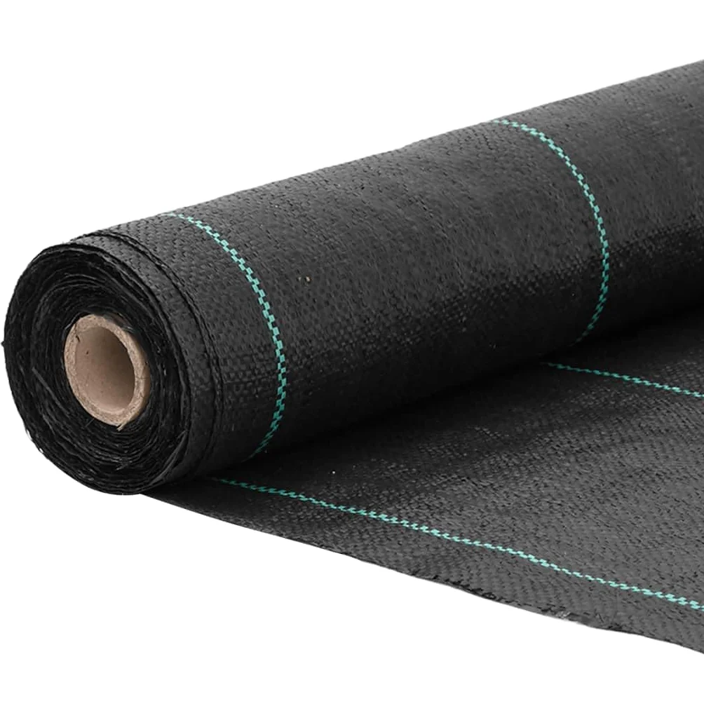 Membrane Anti-Mauvaises Herbes Noir 0,5x25 m polypropylène Durable stabilisé UV pour Jardin terrasse allée Potager Plantation Protection humidité Filtration