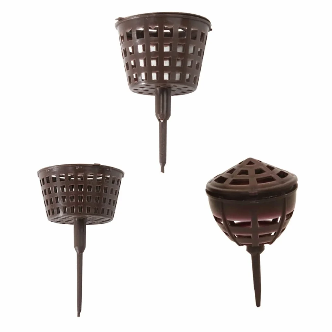 Boîte d'engrais en plastique 100pcs pour bonsaï avec couvercle outil de jardinage