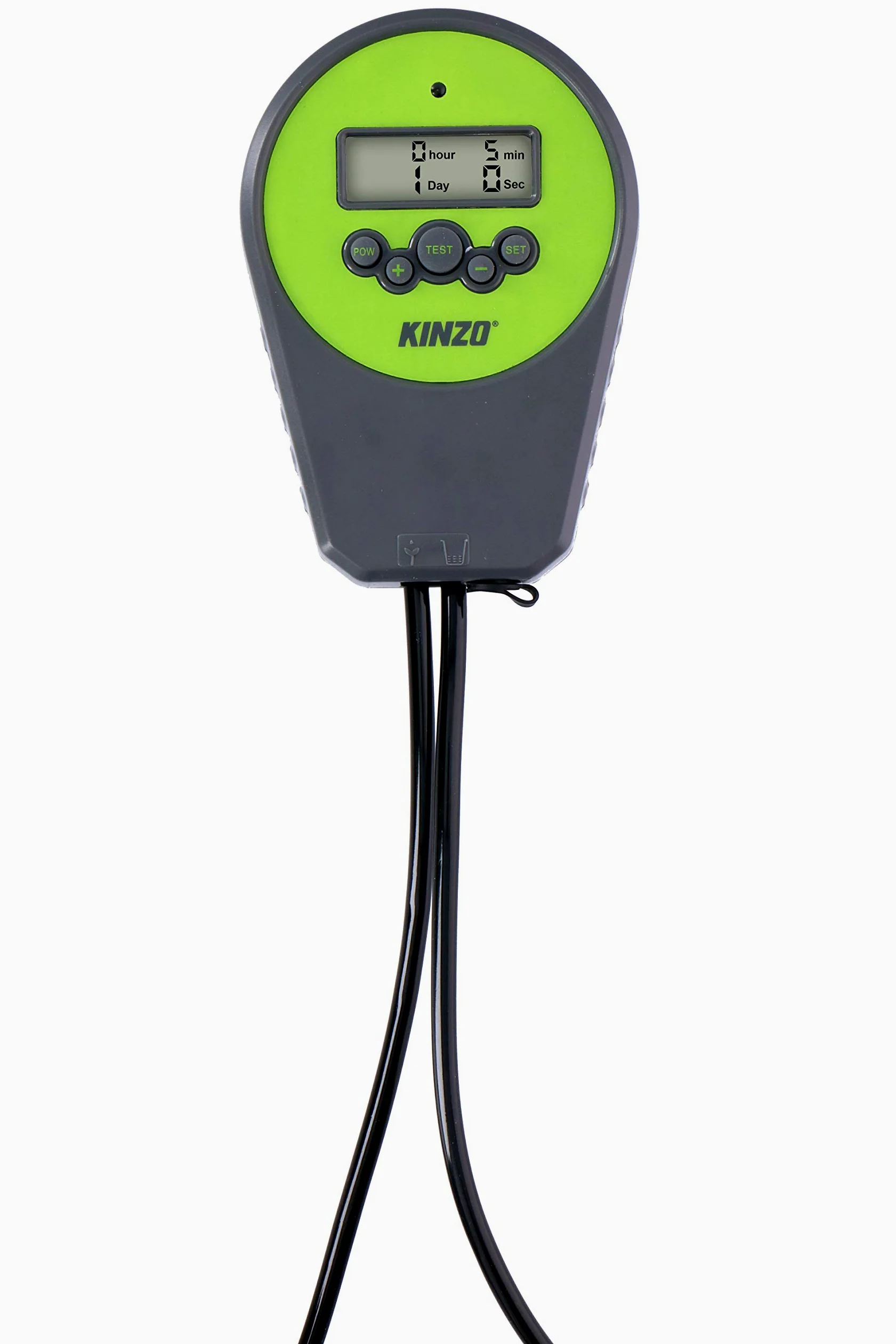 Kinzo Jardin - druppelbewateringsset Automatique - avec Pompe intégrée - jusqu'à 10 Plantes -. Tuyau 5m