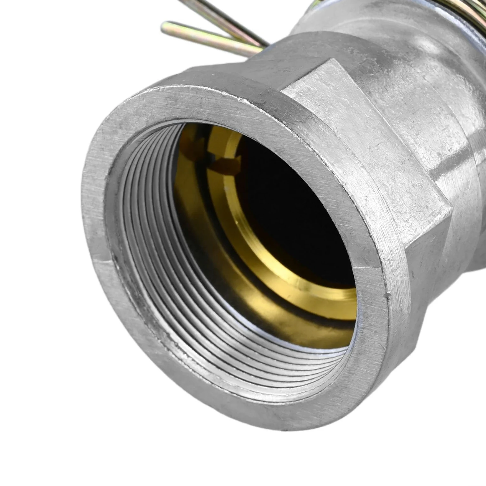 Arroseur d'irrigation agricole en alliage d'aluminium de 5,1 cm, portée de 39,6 m, arroseur robuste, tête de pulvérisation réglable à 360 degrés pour arrosage de la ferme, du jardin, de la