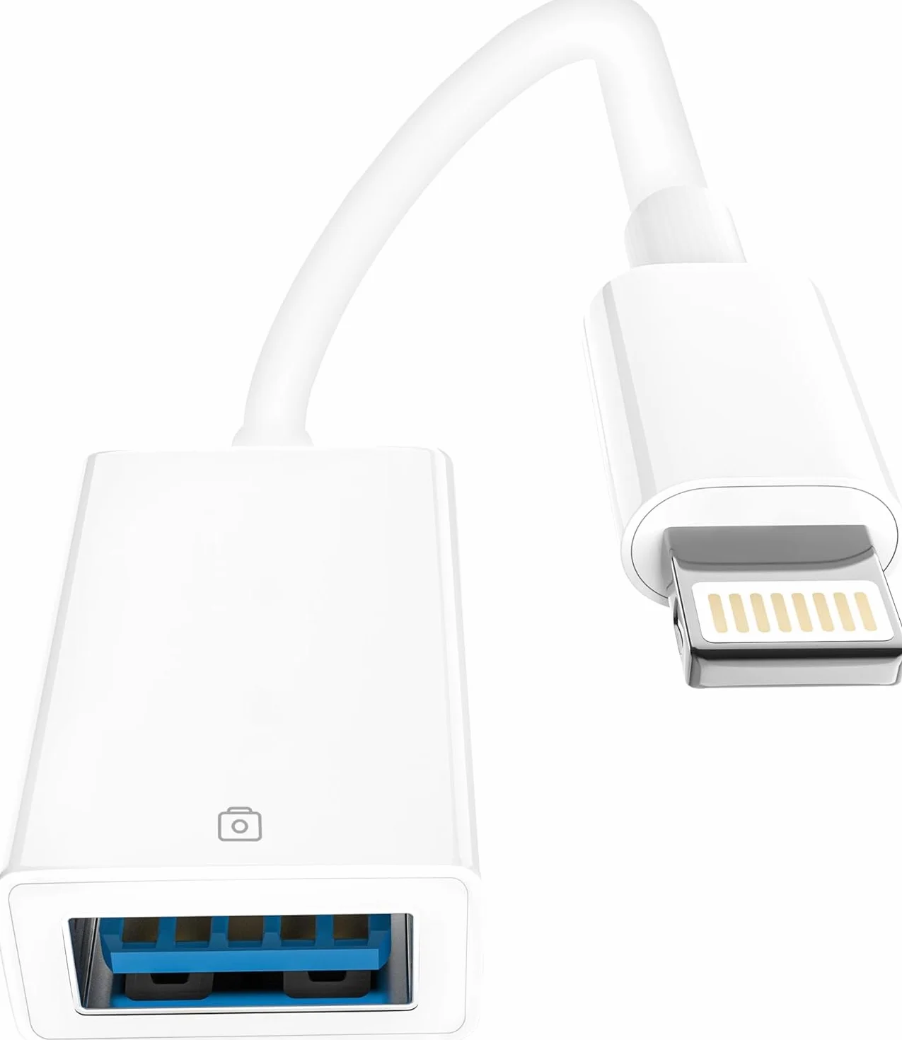 Adaptateur Lightning vers USB MFi pour iPhone 14 13 12 11 X OTG