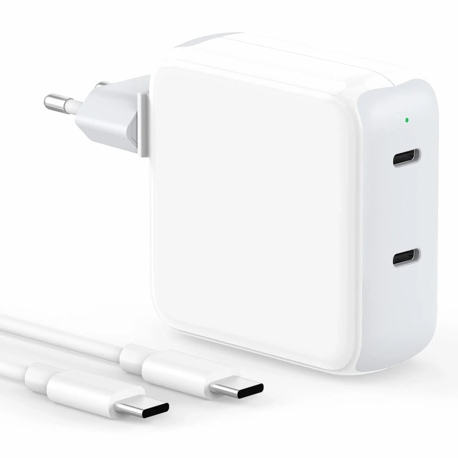 Chargeur MacBook 67W USB C 65W Rapide avec Câble 2M pour MacBook Air/Pro, iPad Pro/Air