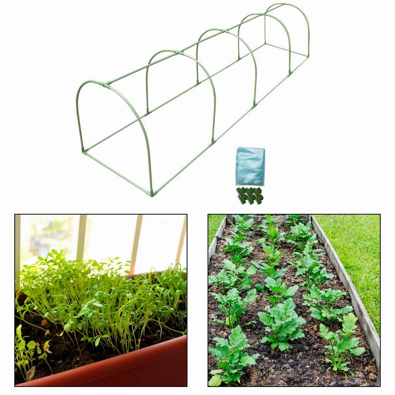 Serre à monter soi-même pour un jardin fonctionnel et élégant. Mini serre d'extérieur fabriquée en tube de fer, portable et dotée d'une housse imperméable.