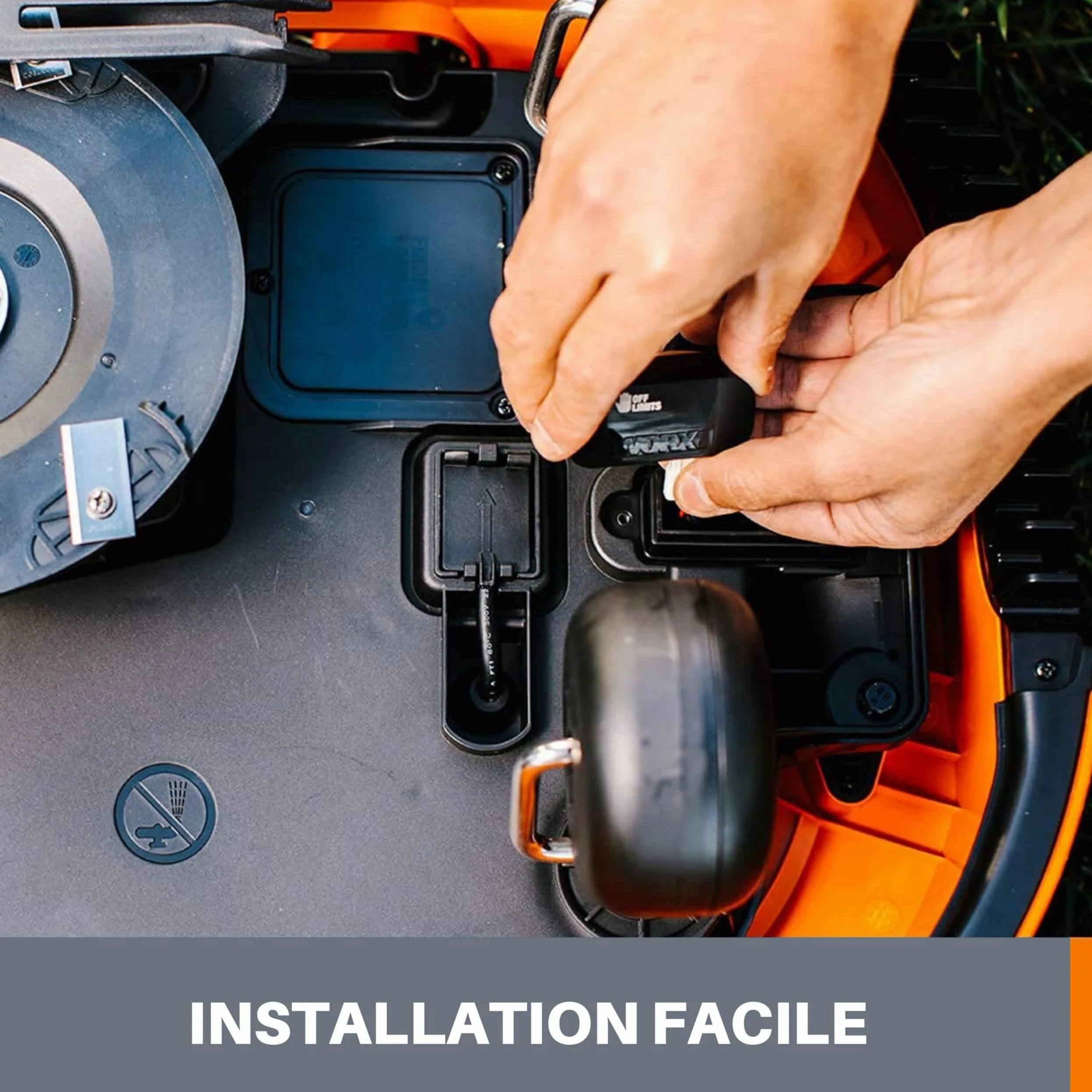 WORX Module Off Limits WA0863 pour Robots Landroid | Crée facilement des zones interdites sans modifier le câble périphérique, installation rapide