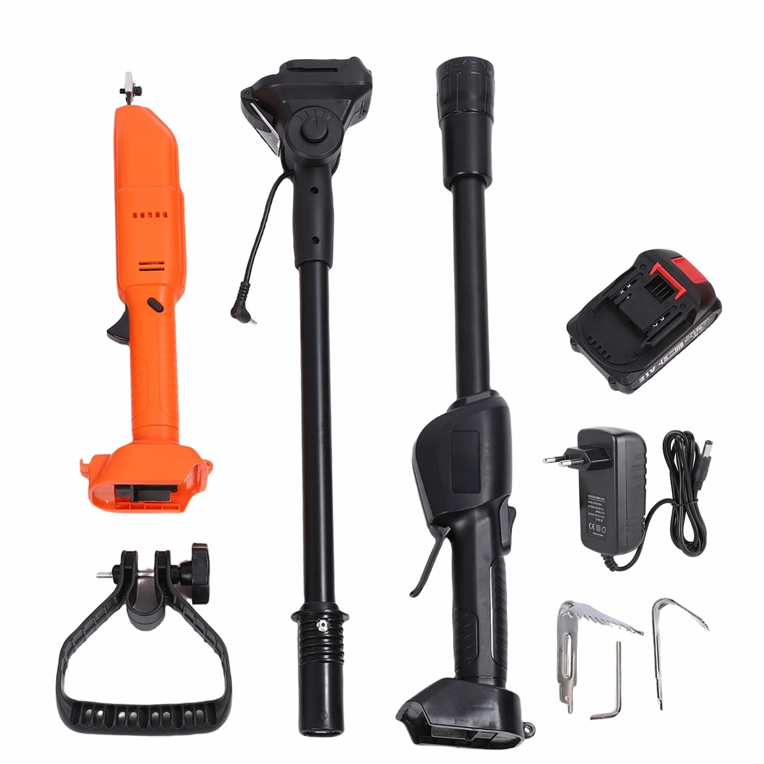 Houe d'excavation sans Fil, têtes à 5 et 11 Dents, Conception légère | Cultivateur de jardin alimenté par batterie avec poignée ergonomique pour le désherbage et l'ameublissement du sol