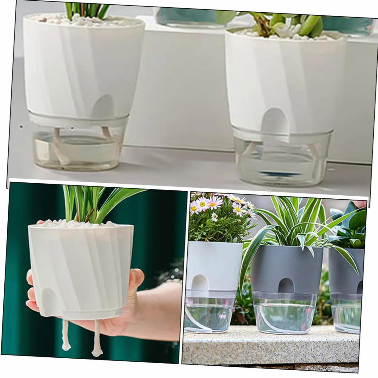 BESPORTBLE 4pièces Corde Coton Absorbante pour Auto-arrosage De Fil De Jardinage Flexible pour Plantes Intérieur Et Extérieur
