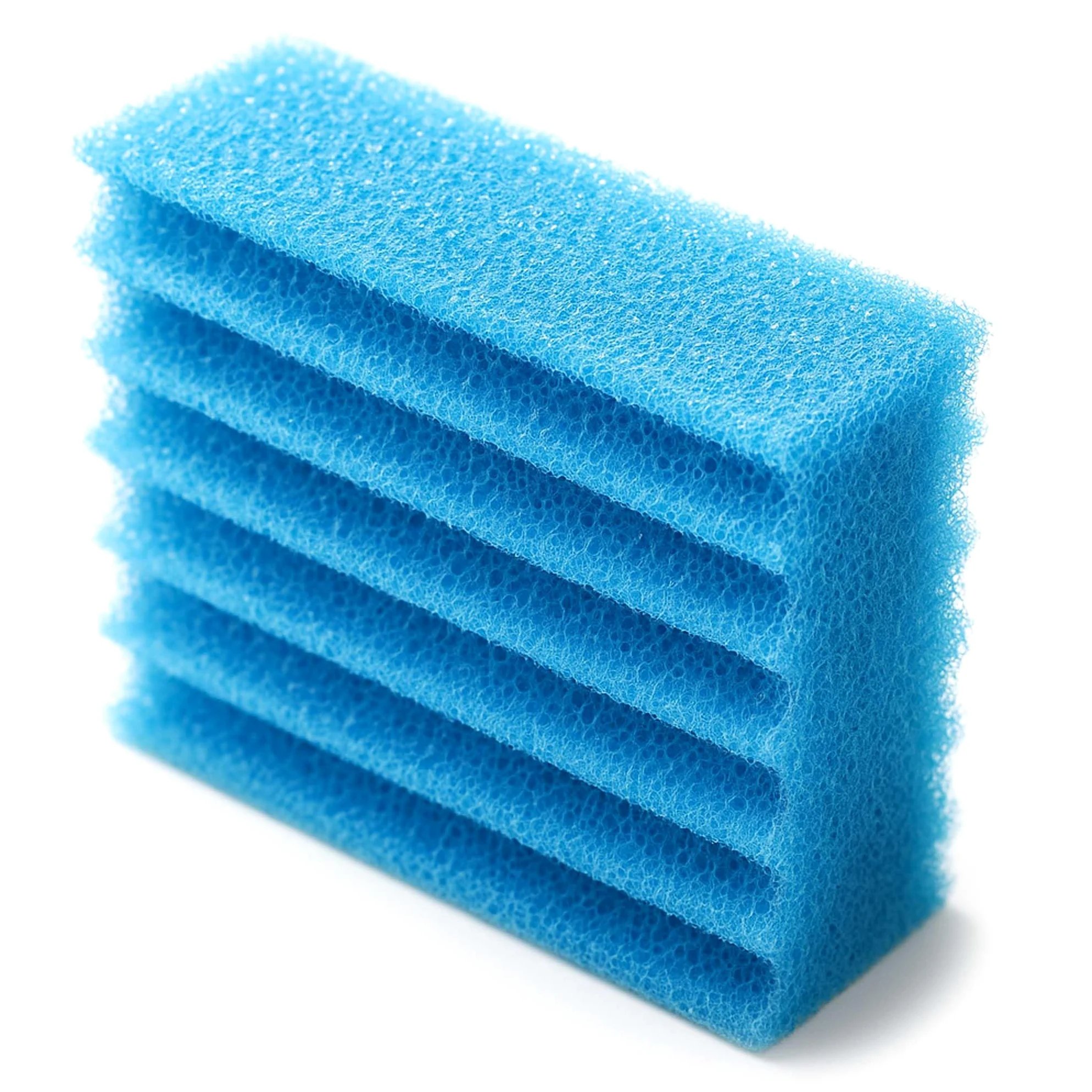 SunSun Lot Complet de 12 éponges filtrantes pour Filtre Biologique CBF-350C - 4 Jaunes, 8 Bleues - Pièce détachée Mousse de Filtration - Matériaux filtrants pour Bassin Piscine Eau