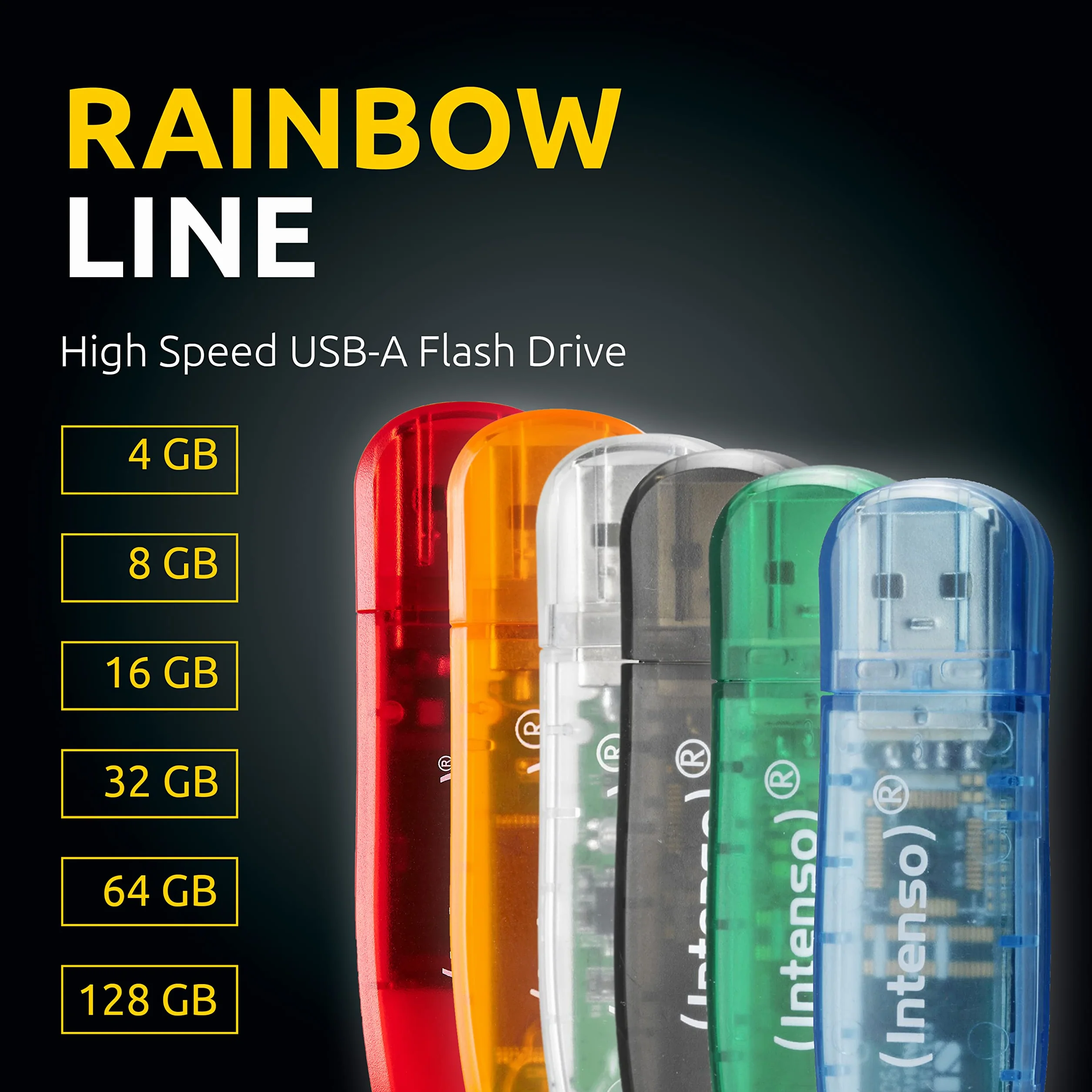Intenso Rainbow Clé USB 2.0 8 Go Vert