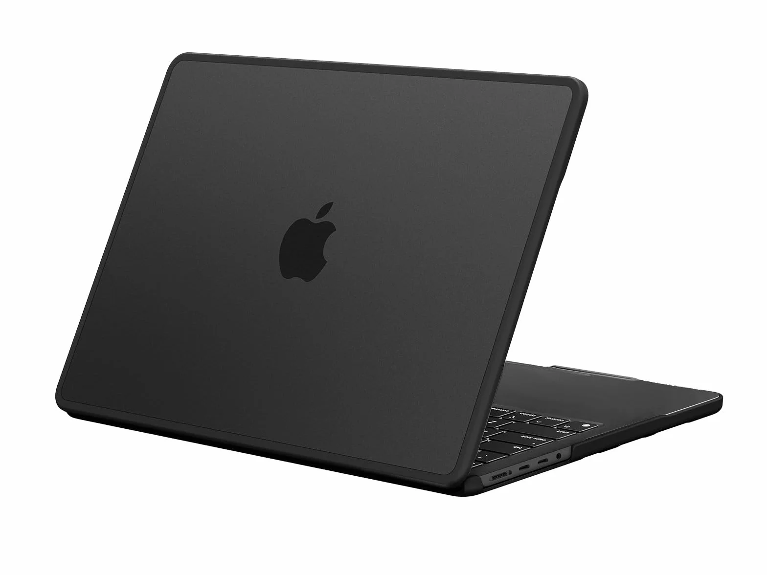 BlueSwan Coque MacBook Pro 14 Pouces M5 M4 M3 M2 M1 Pro/Max 2026-2021 TPU Anti-Rupture Housse Étui Rigide Noir Mat